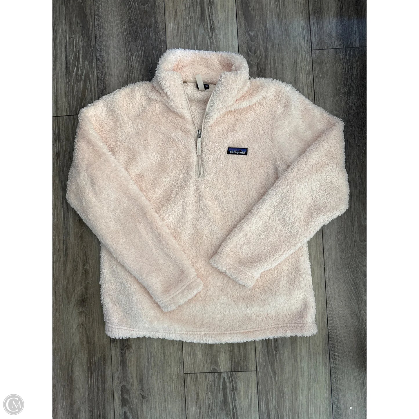 Sweatshirt Collar By Patagonia In White, Size: L