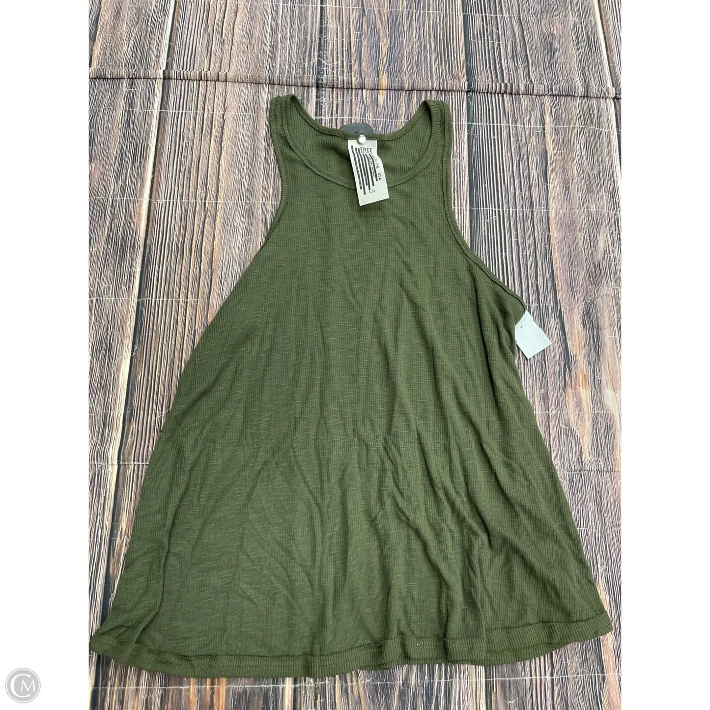Tank Top By Free People In Green, Size: L