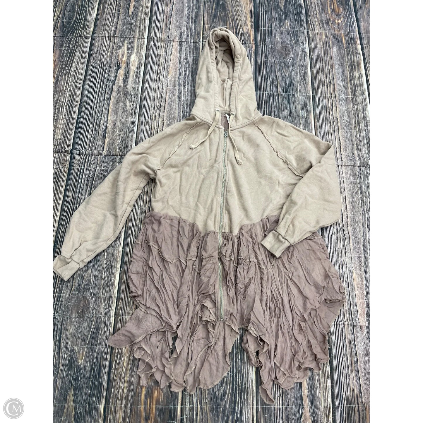 Sweatshirt Hoodie By Free People In Brown, Size: Xs