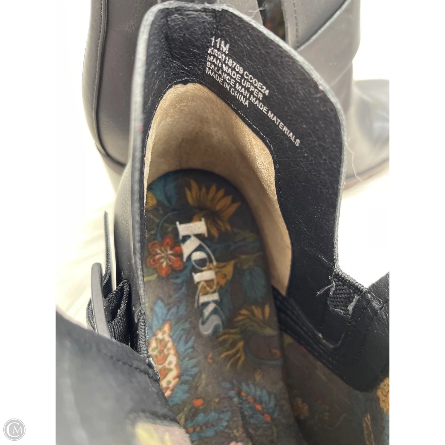 Boots Ankle Heels By Korks In Black, Size: 11