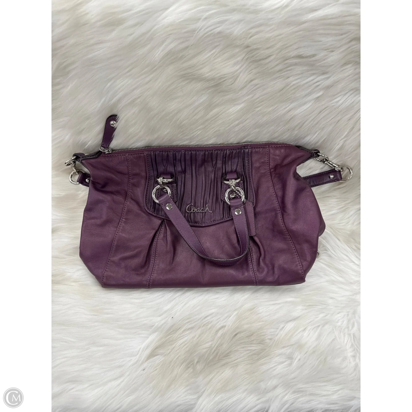 Handbag Designer By Coach, Size: Medium