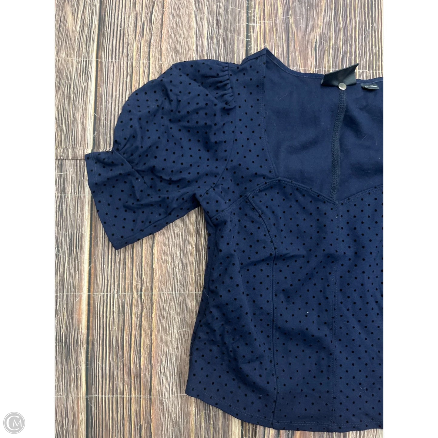 Top Short Sleeve By Maeve In Blue, Size: S