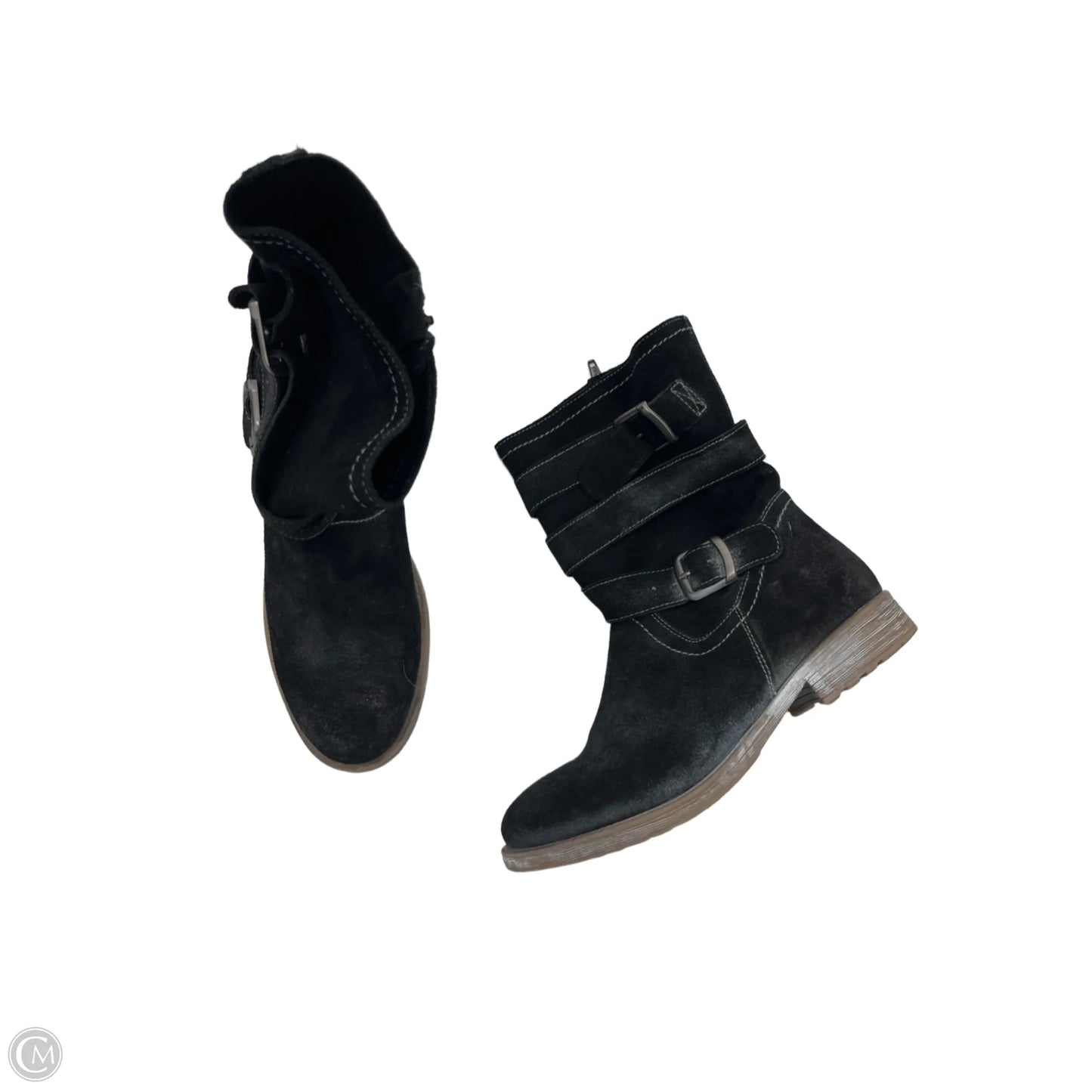 Boots Ankle Flats By Cma In Black, Size: 8.5