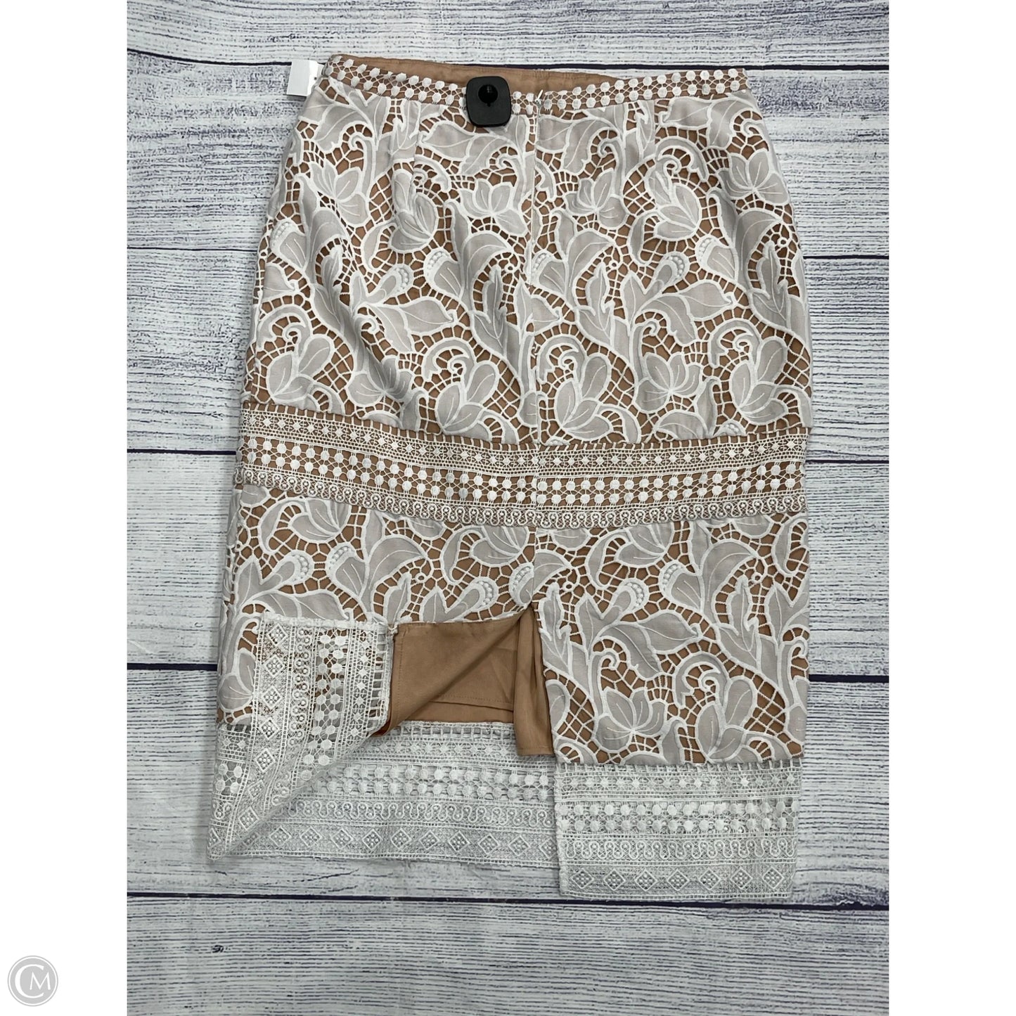 Skirt Maxi By White House Black Market In White, Size: M