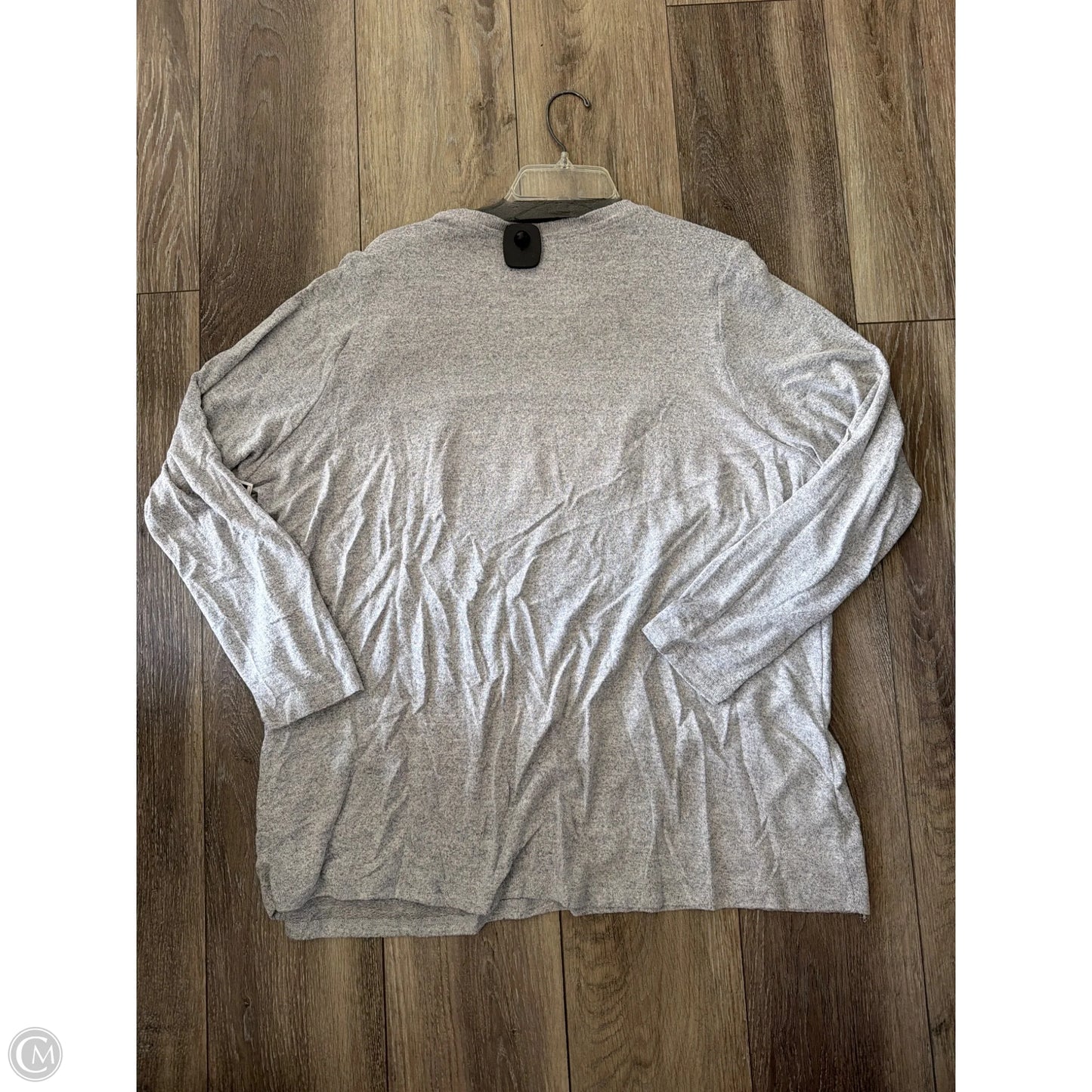 Top Long Sleeve By Lane Bryant In Grey, Size: 2x