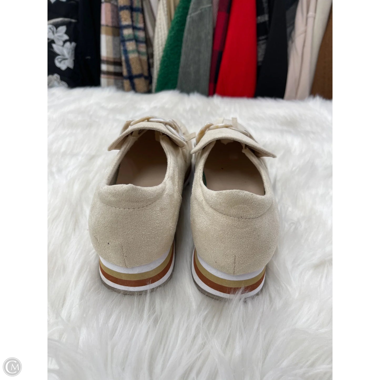 Shoes Flats By Coconuts In Cream, Size: 9