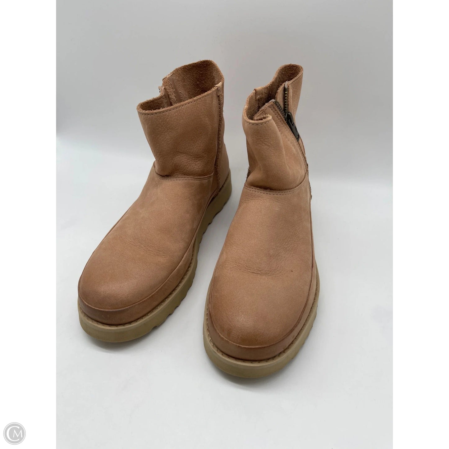 Boots Designer By Ugg In Tan, Size: 9