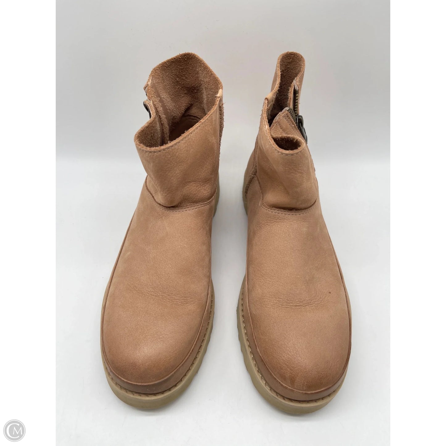 Boots Designer By Ugg In Tan, Size: 9