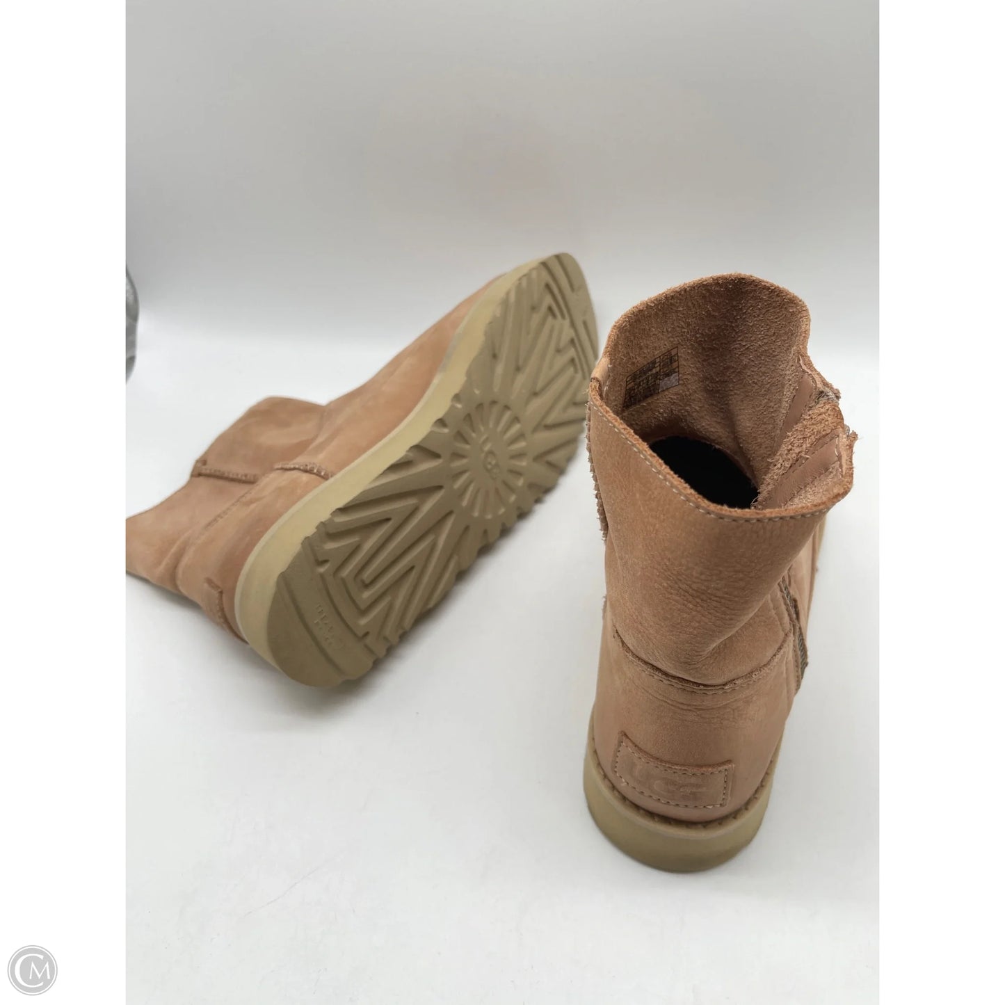 Boots Designer By Ugg In Tan, Size: 9