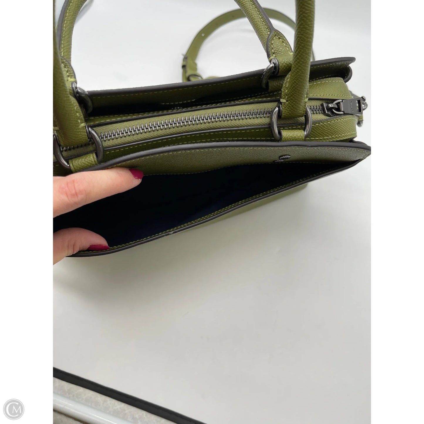 Crossbody Designer By Coach, Size: Large