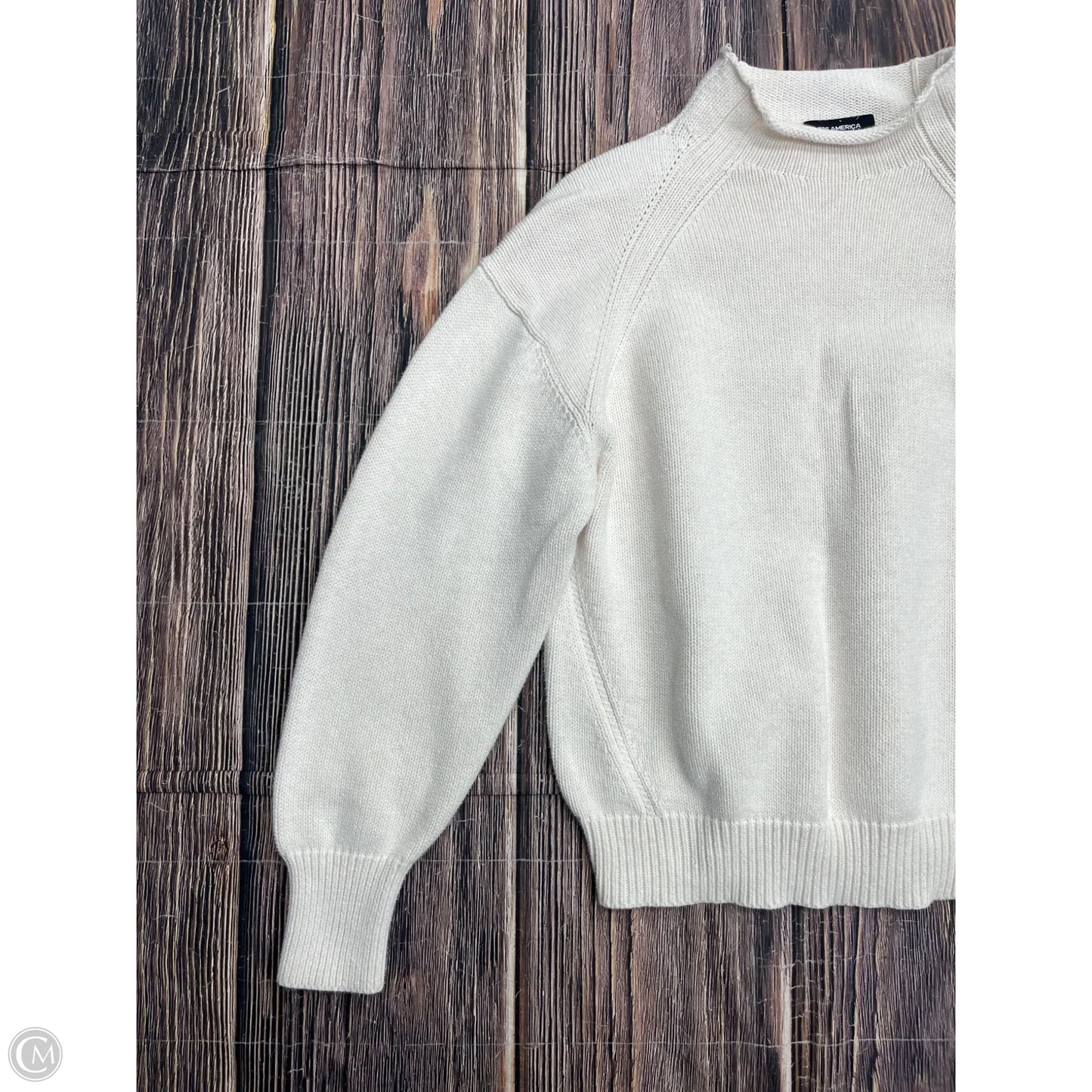 Sweater By 525 America In White, Size: M