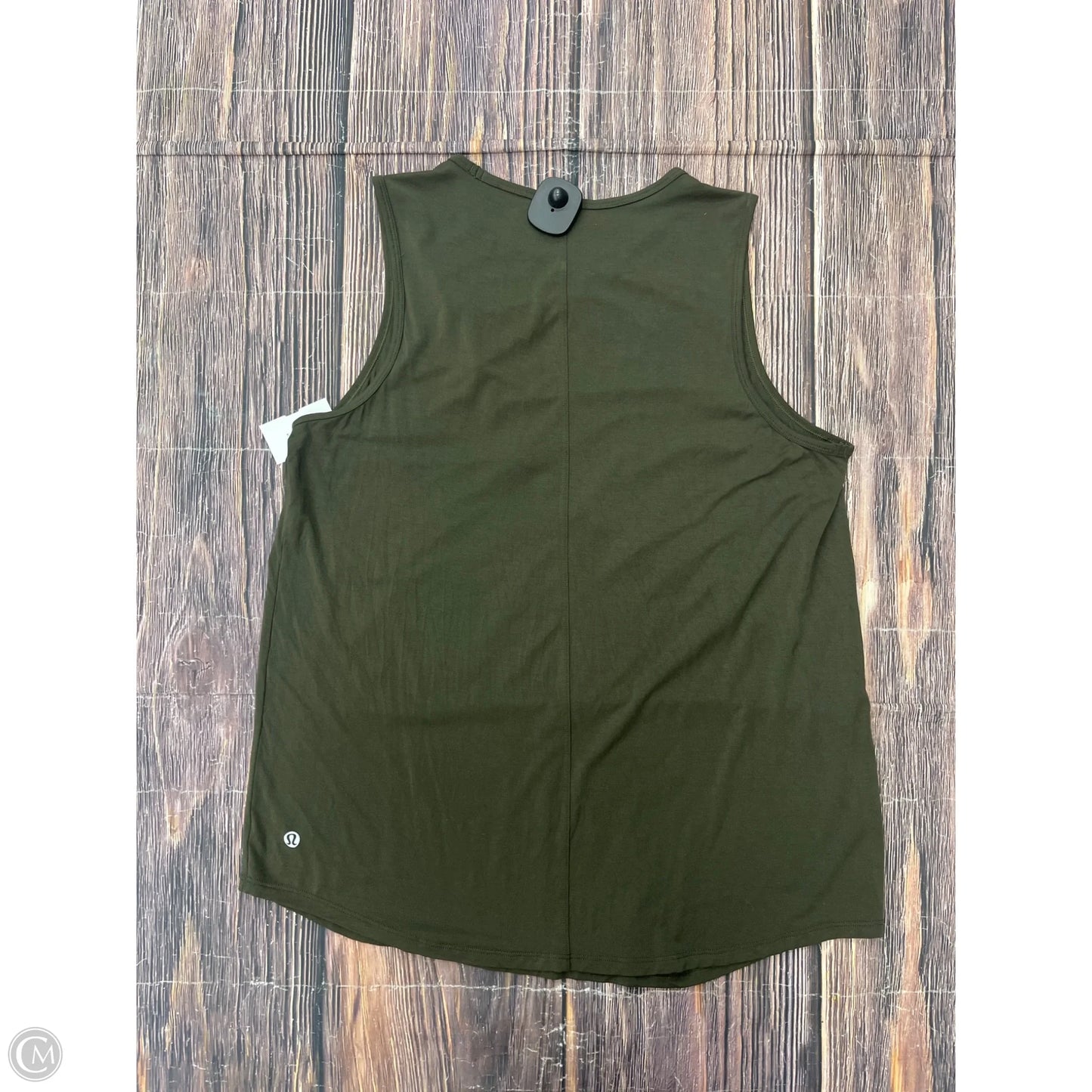 Athletic Tank Top By Lululemon In Green, Size: L