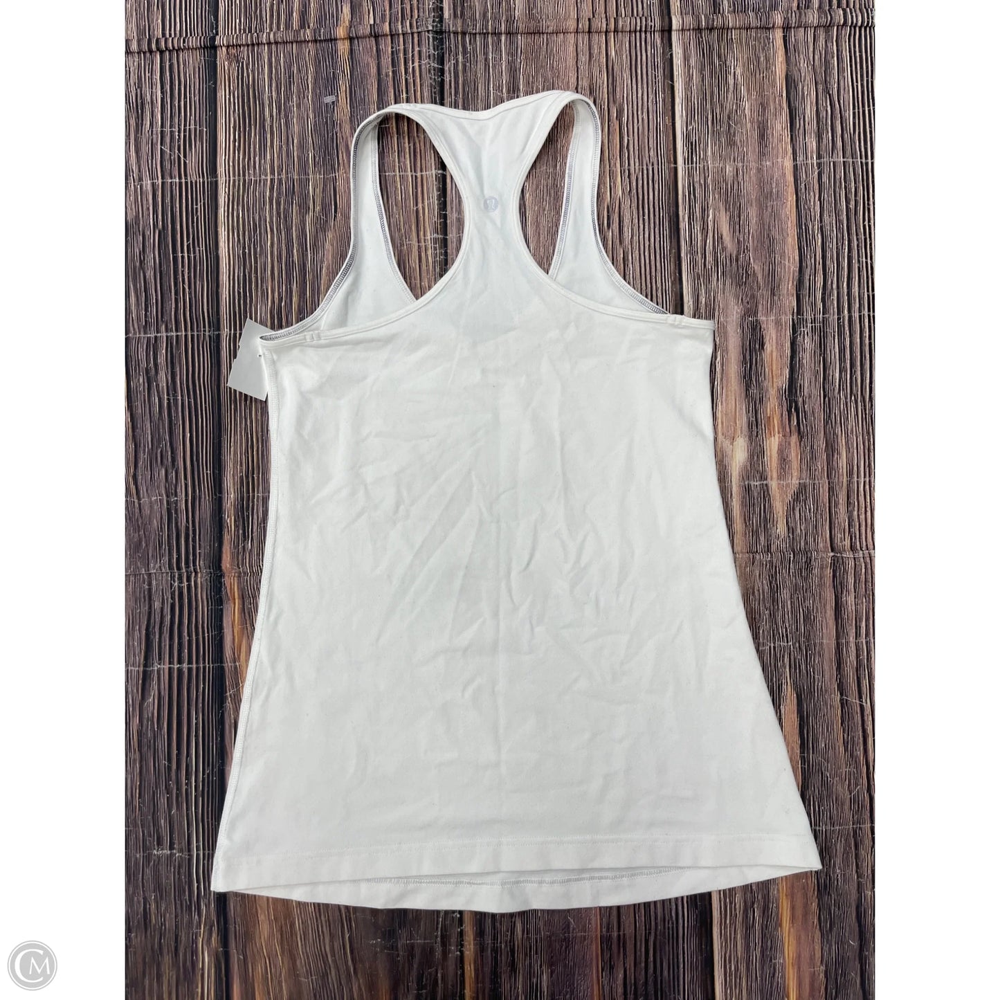 Athletic Tank Top By Lululemon In White, Size: L