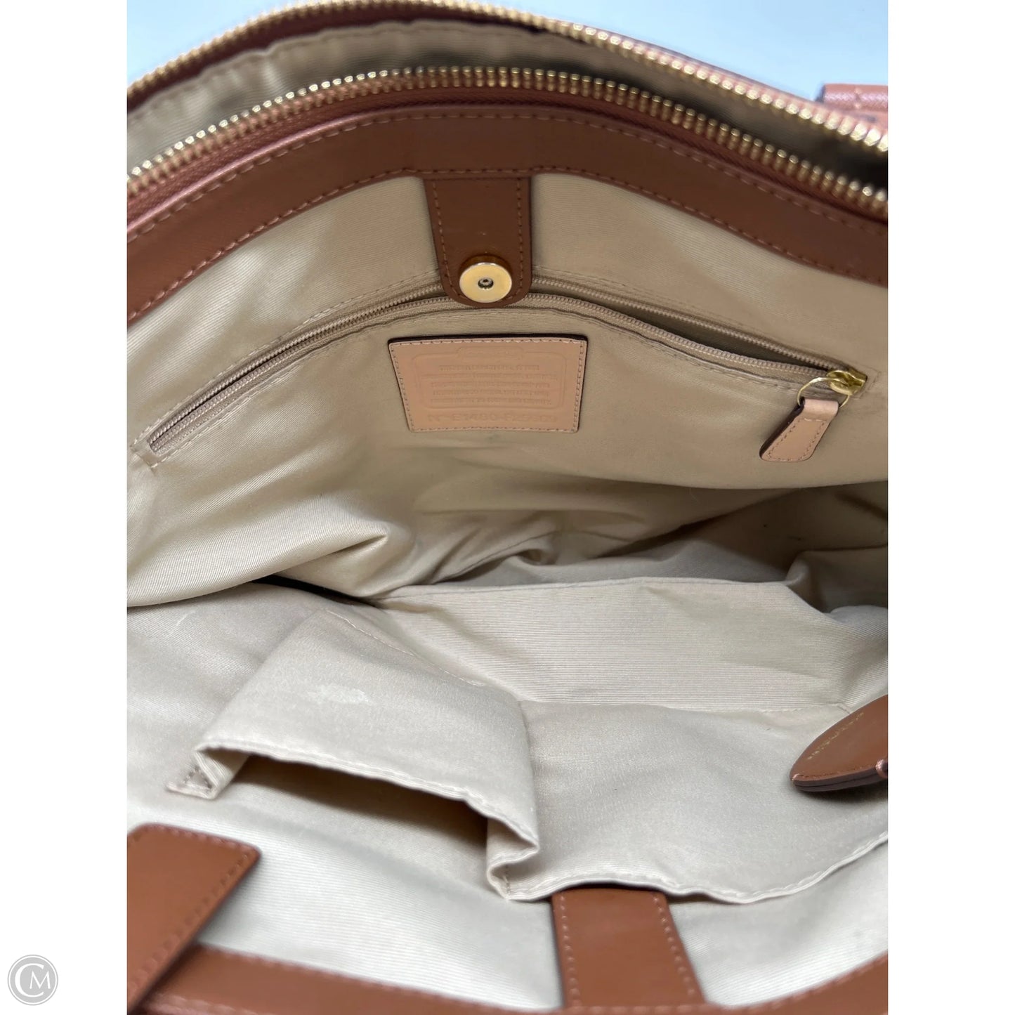 Handbag Designer By Coach, Size: Large