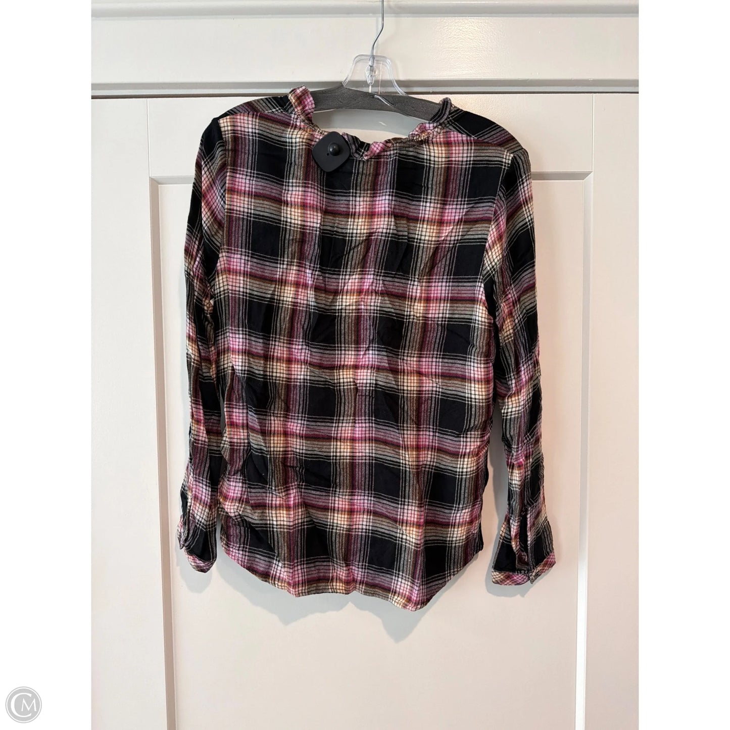 Top Long Sleeve By Cloth & Stone In Black, Size: S