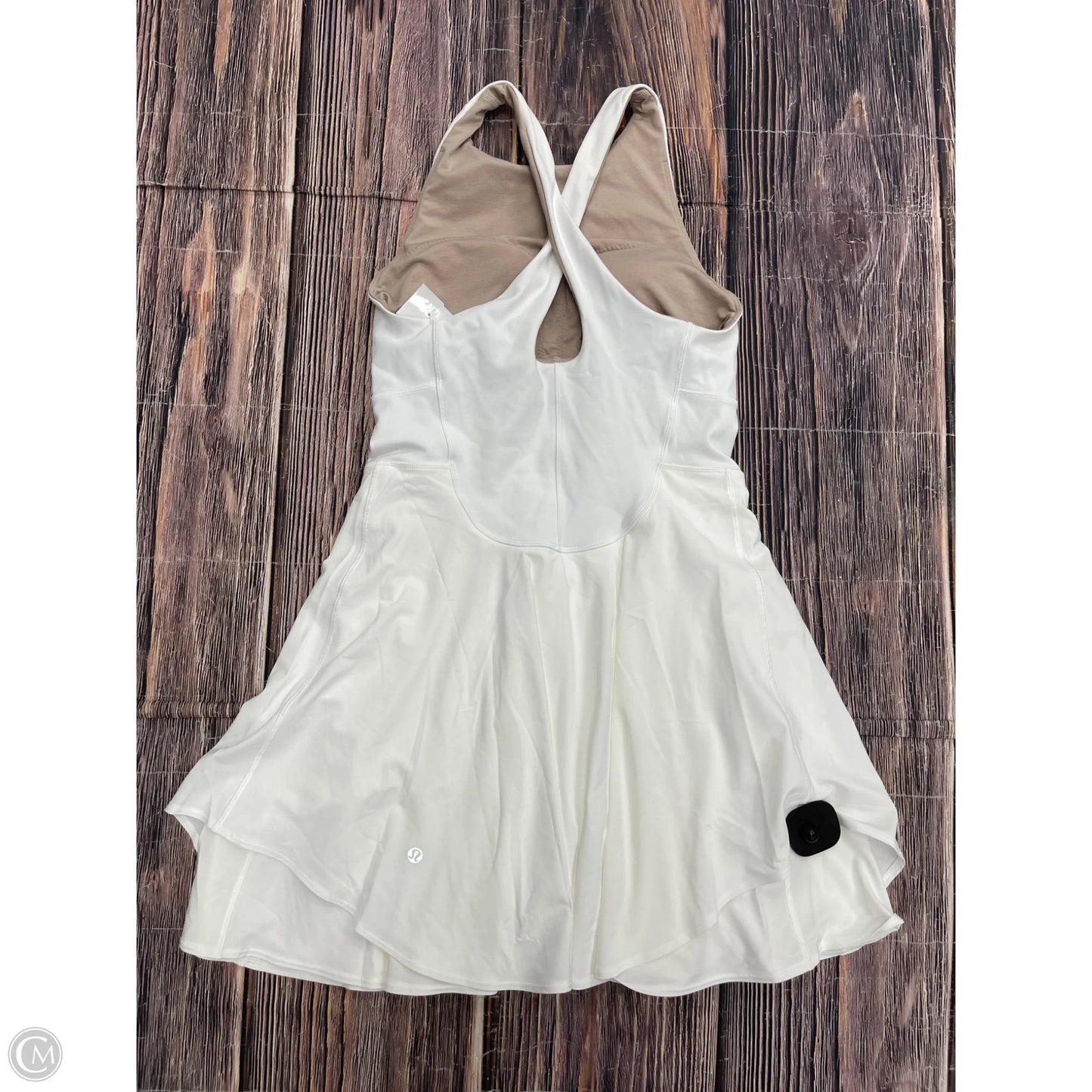 Athletic Dress By Lululemon In White, Size: 6