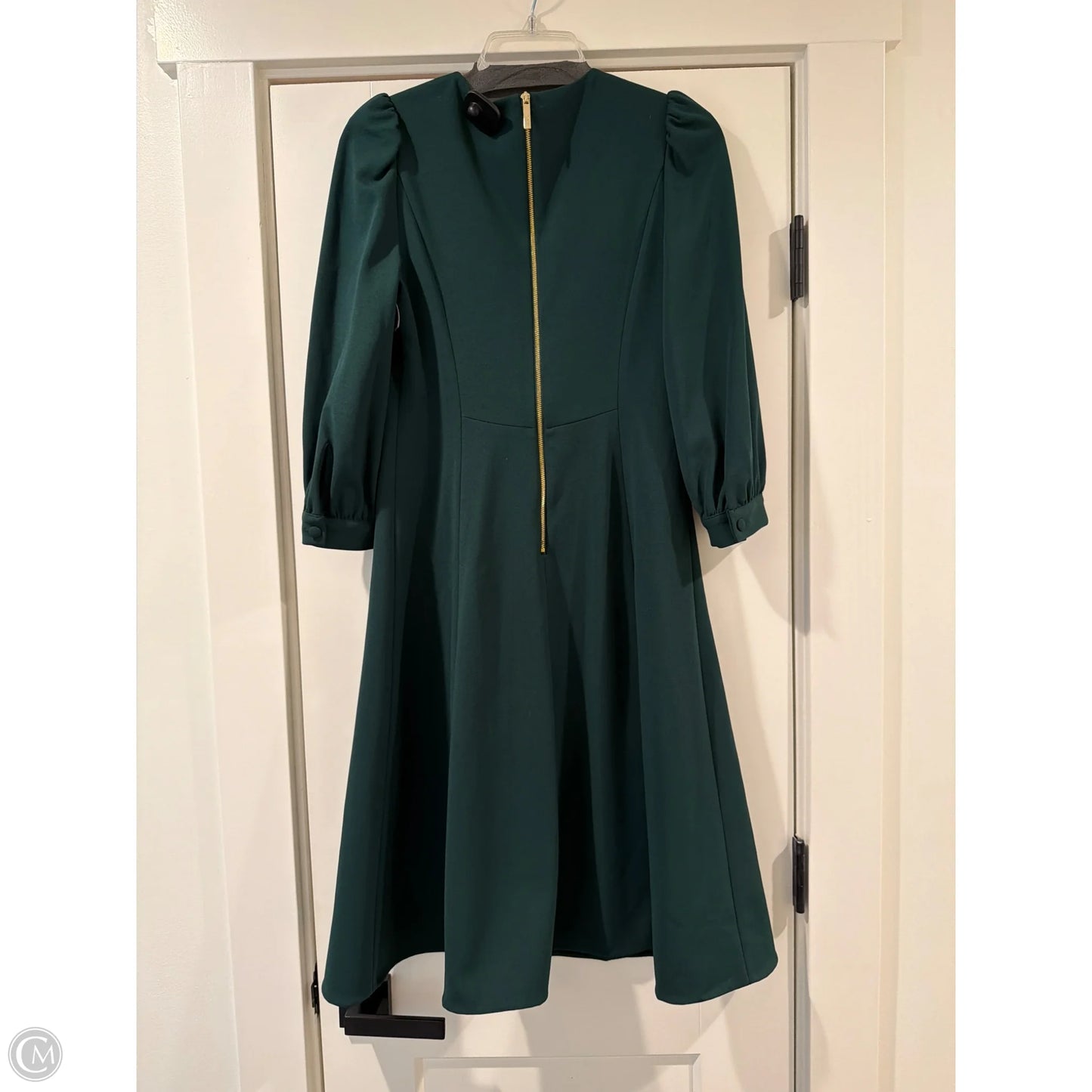 Dress Casual Midi By Calvin Klein In Green, Size: 6