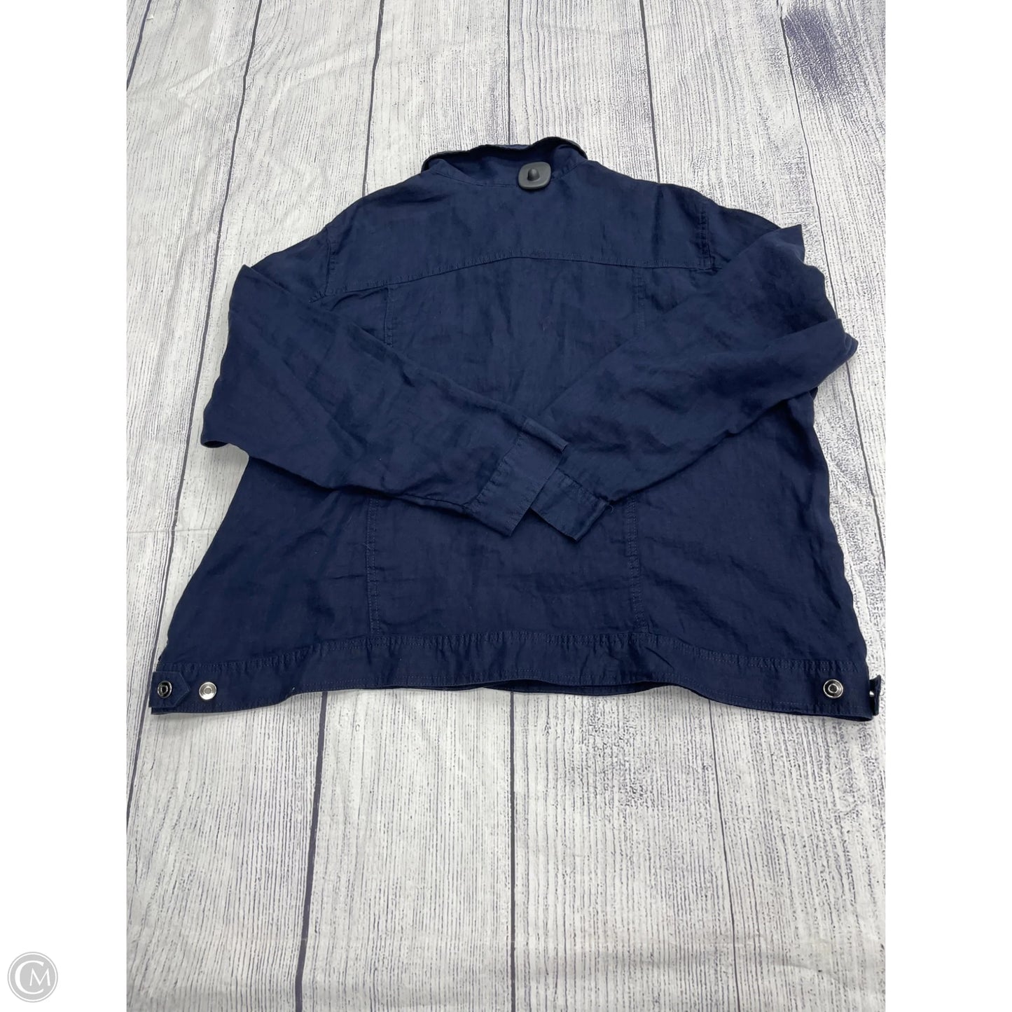 Top Long Sleeve By Jones New York In Blue, Size: 3x