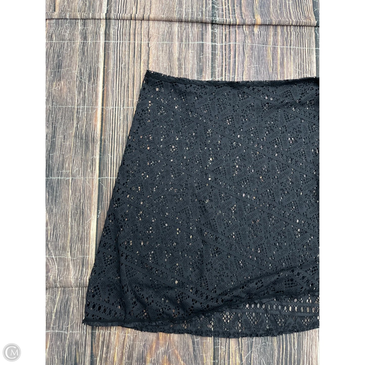 Swimwear Cover-up By Clothes Mentor In Black, Size: Osfm