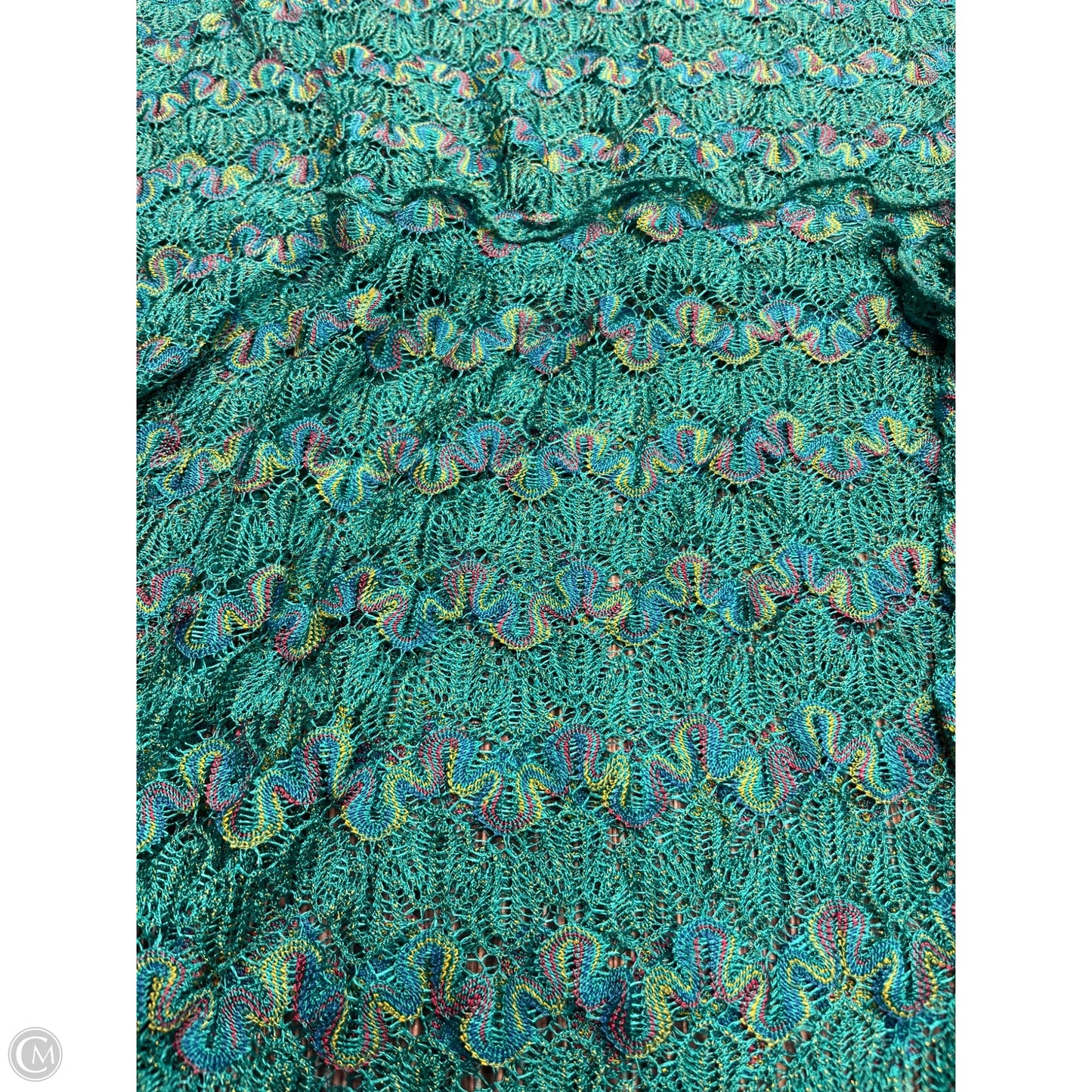 Swimwear Cover-up By Clothes Mentor In Teal, Size: Osfm
