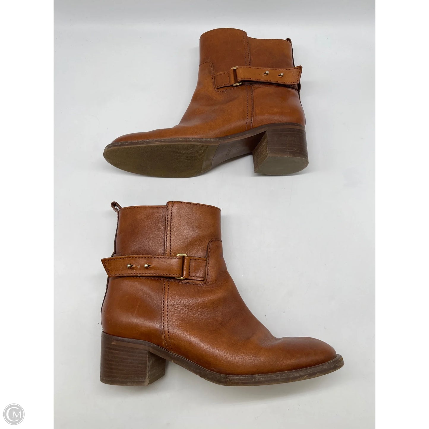 Boots Ankle Heels By J. Crew In Brown, Size: 8