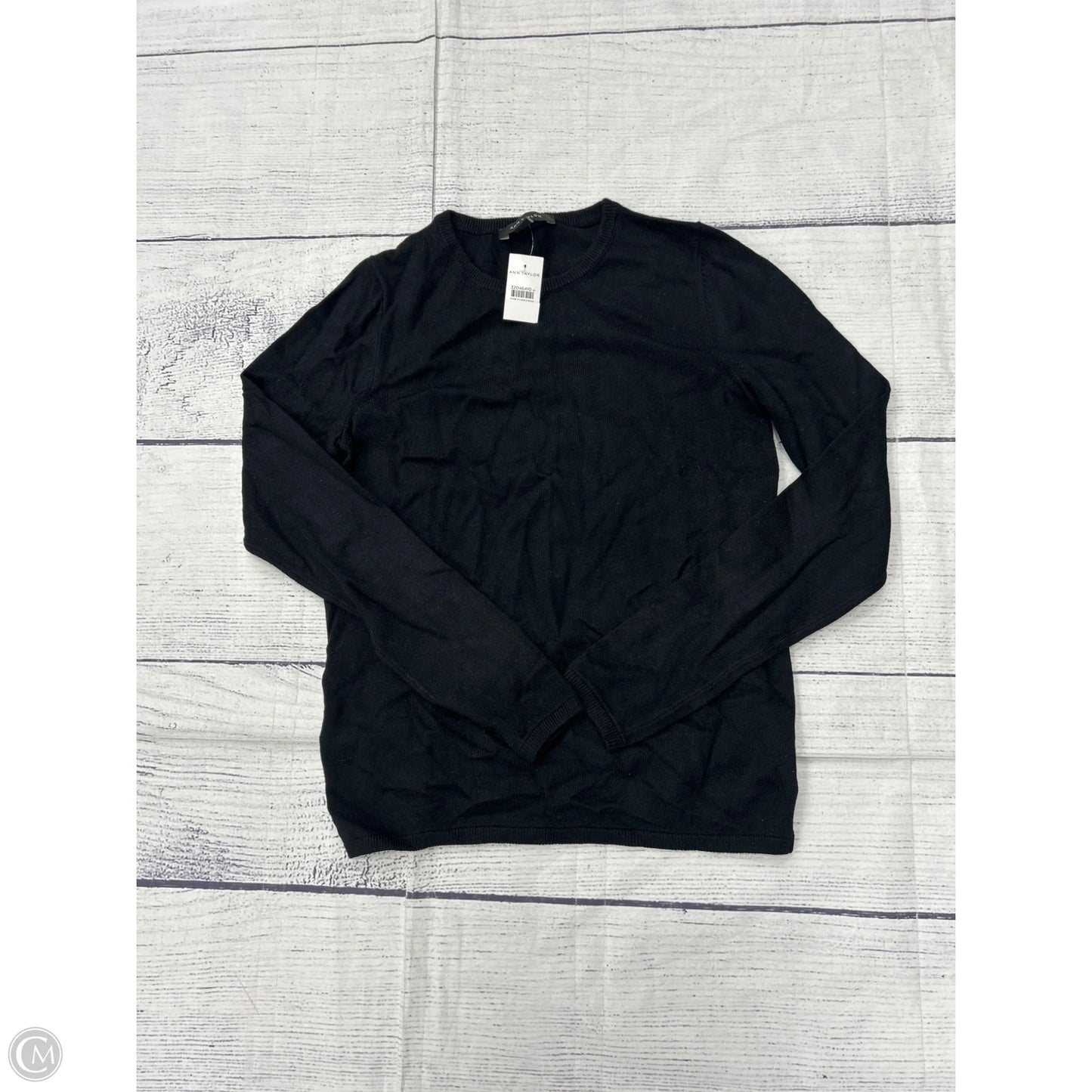 Top Long Sleeve By Ann Taylor In Black, Size: Xs