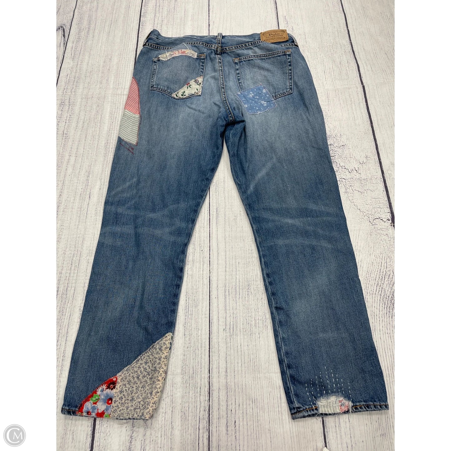 Jeans Straight By Polo Ralph Lauren In Blue Denim, Size: 8