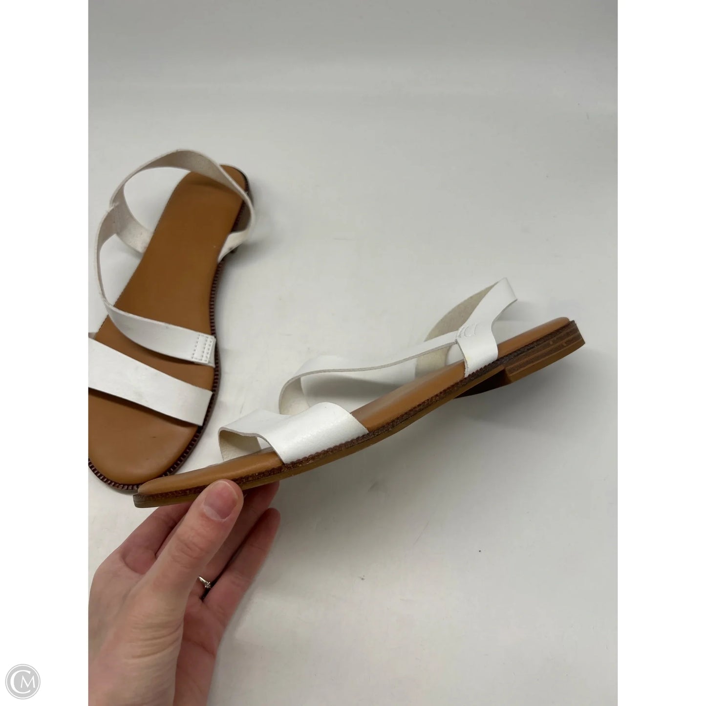 Sandals Flats By Cynthia Rowley In White, Size: 8.5