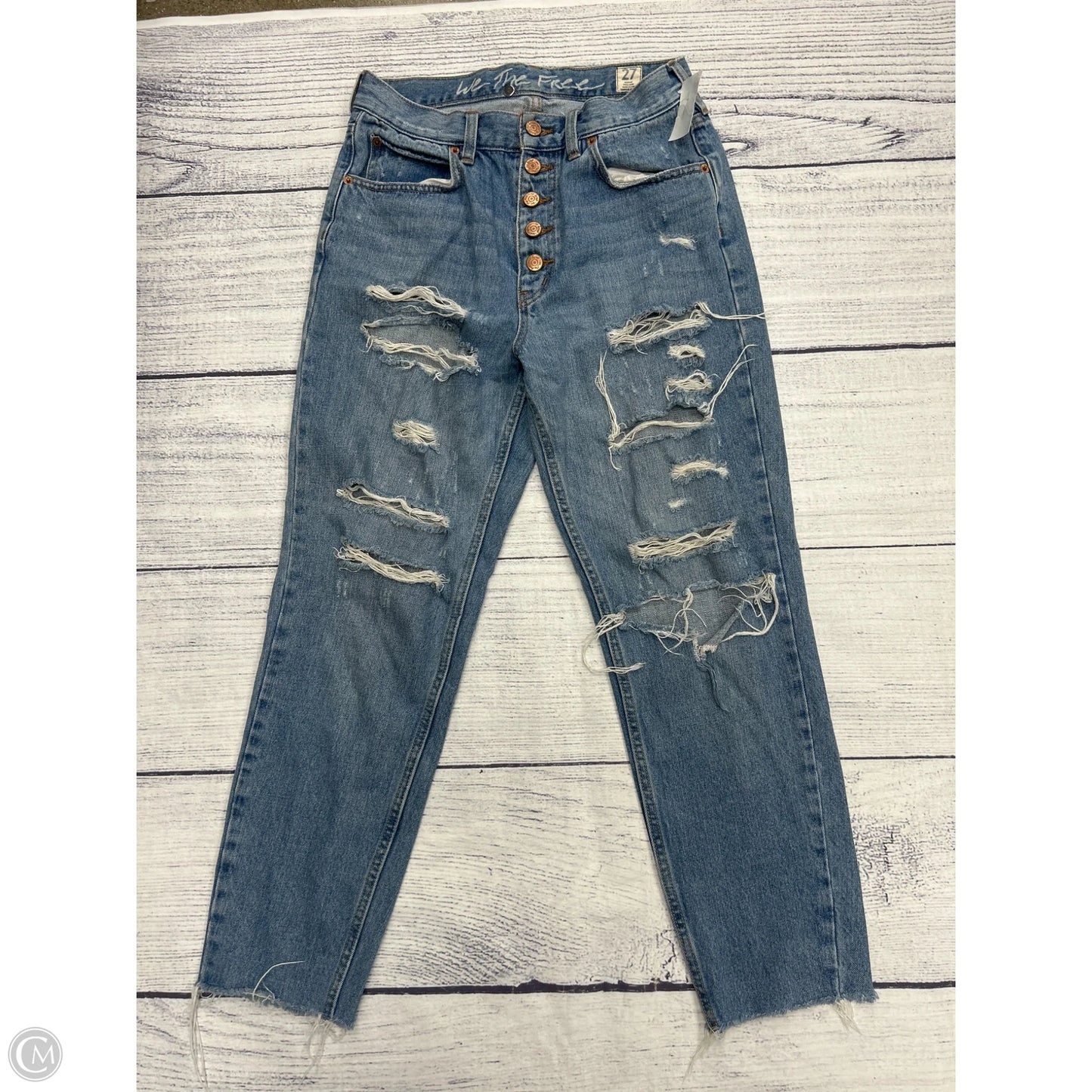 Jeans Boot Cut By We The Free In Blue Denim, Size: 4