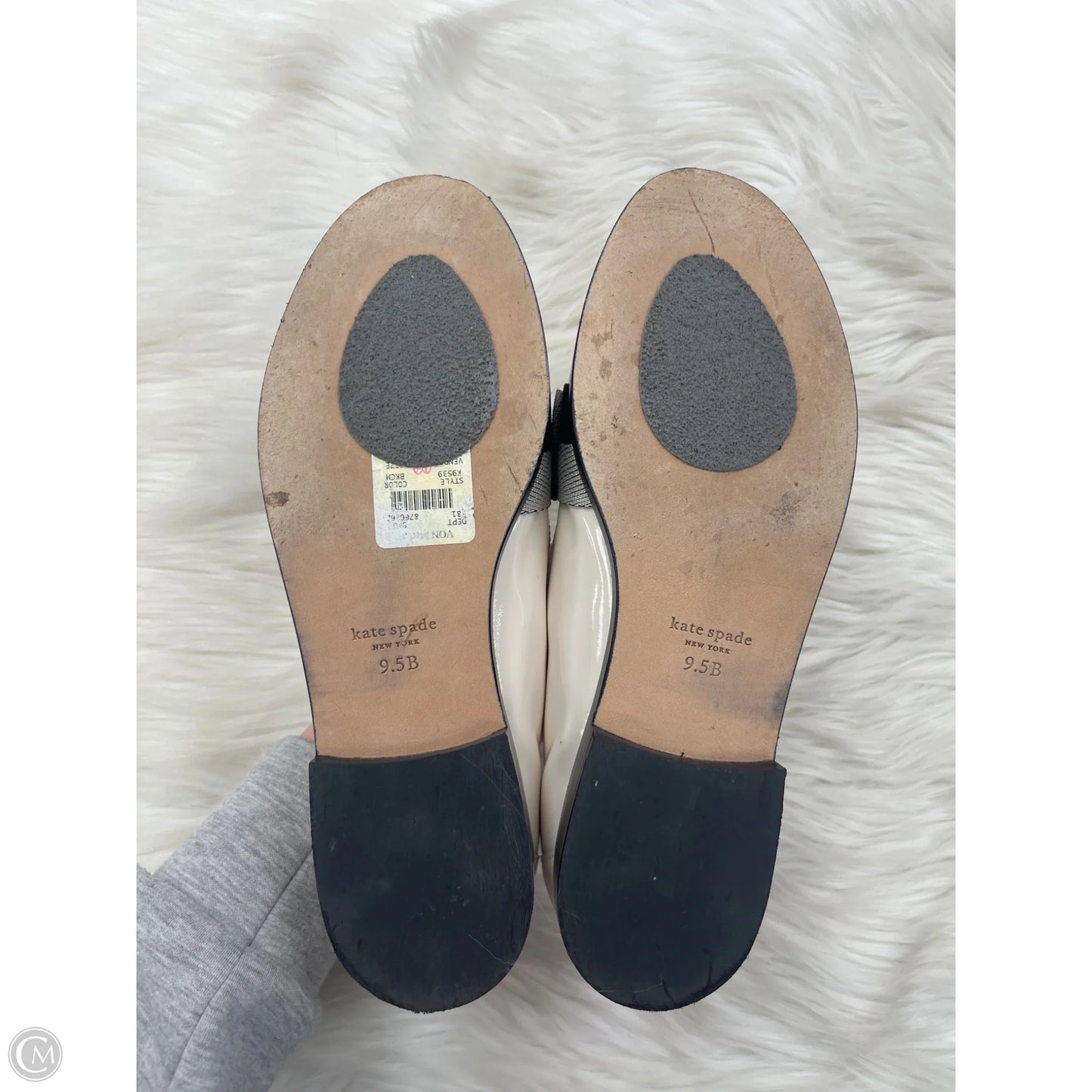 Shoes Designer By Kate Spade In White, Size: 9.5