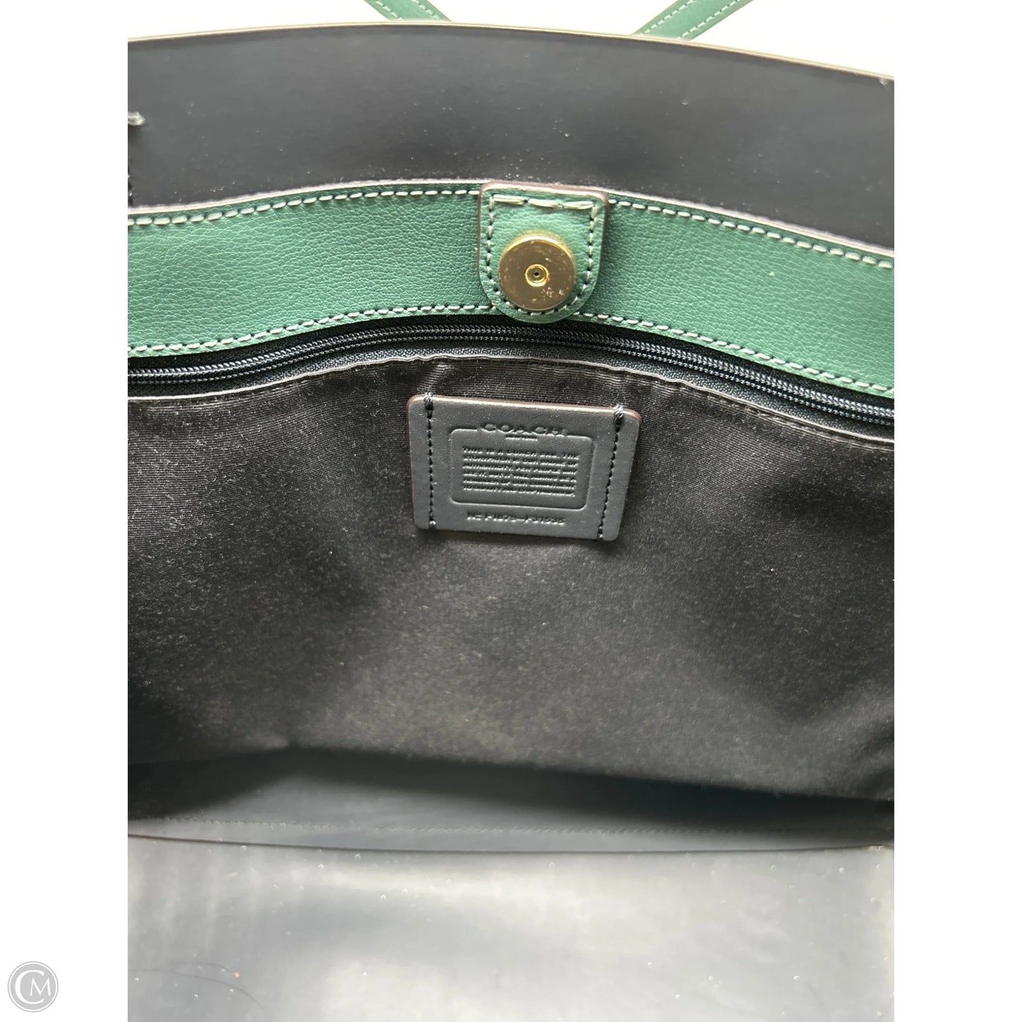 Tote Designer By Coach, Size: Large