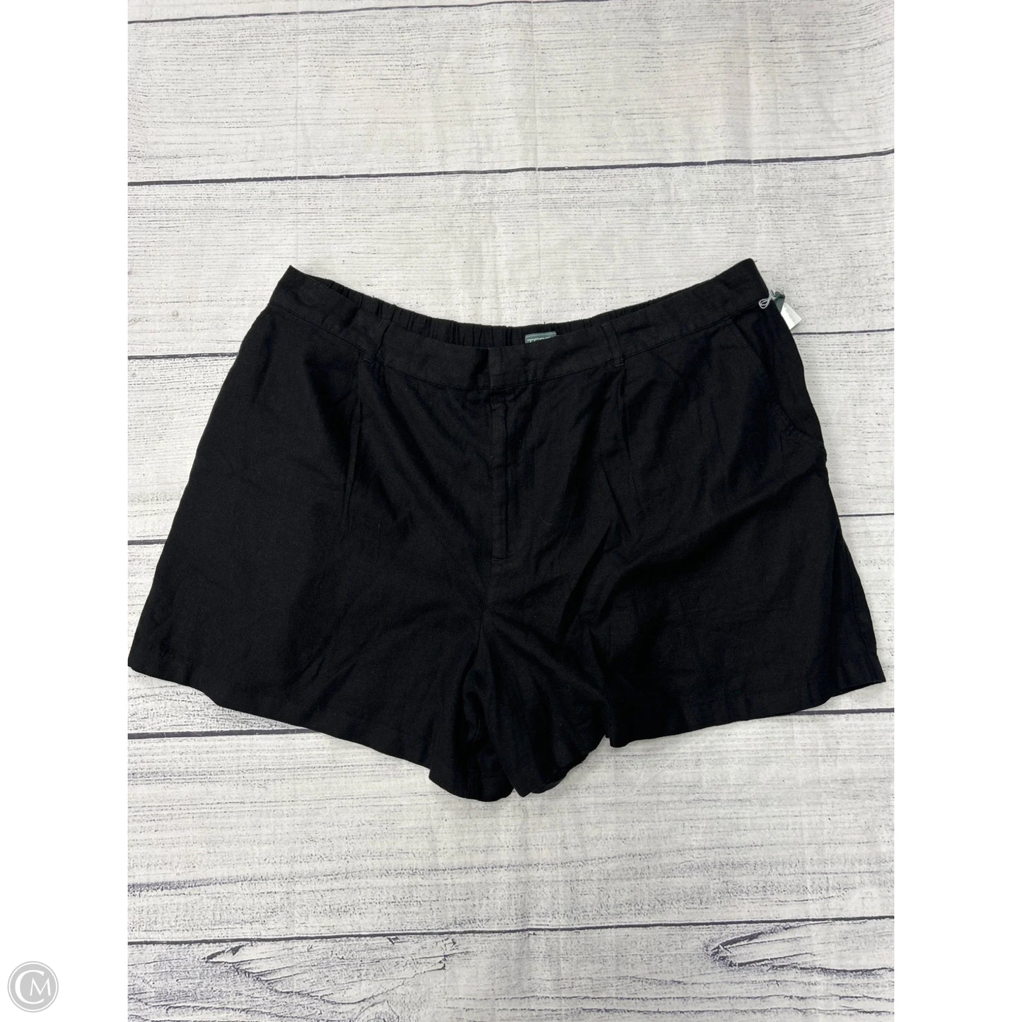 Shorts By Terra & Sky In Black, Size: 2x