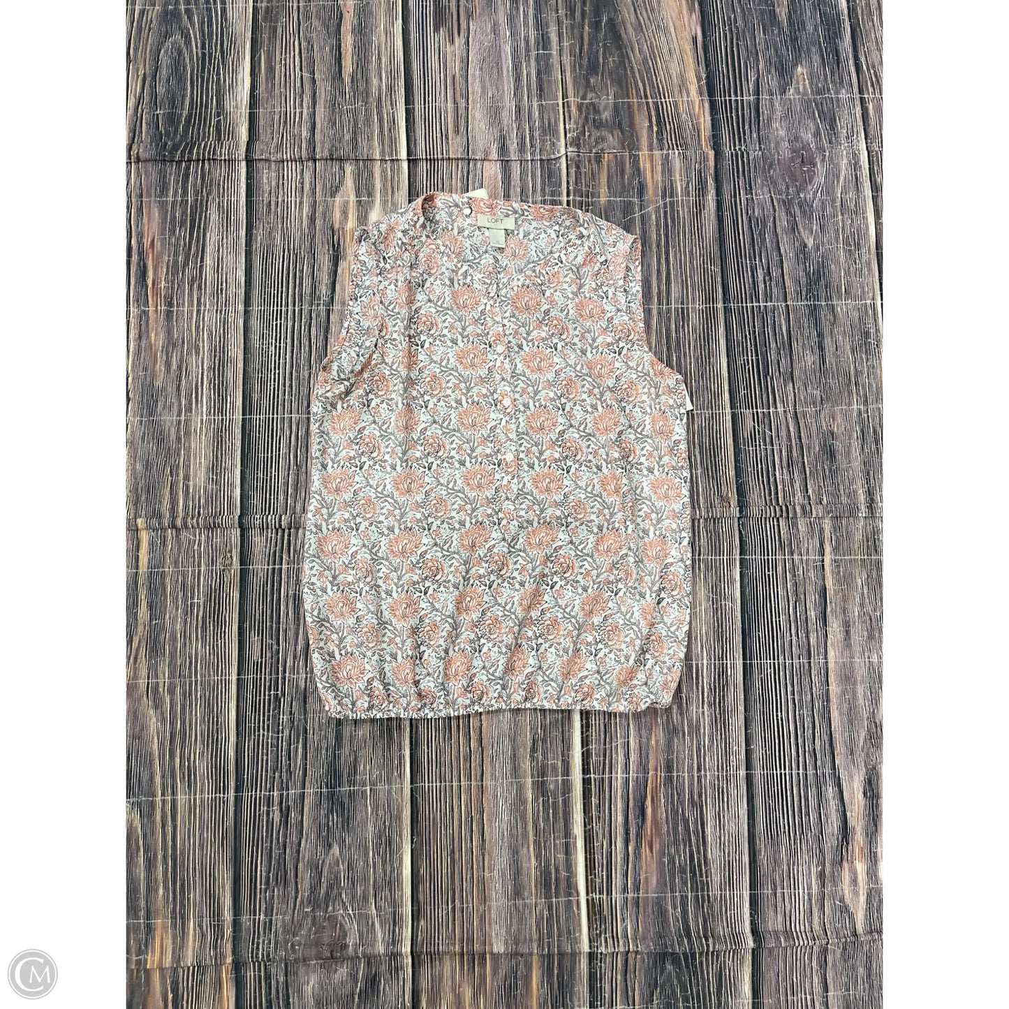 Tank Top By Loft In Orange, Size: Xs