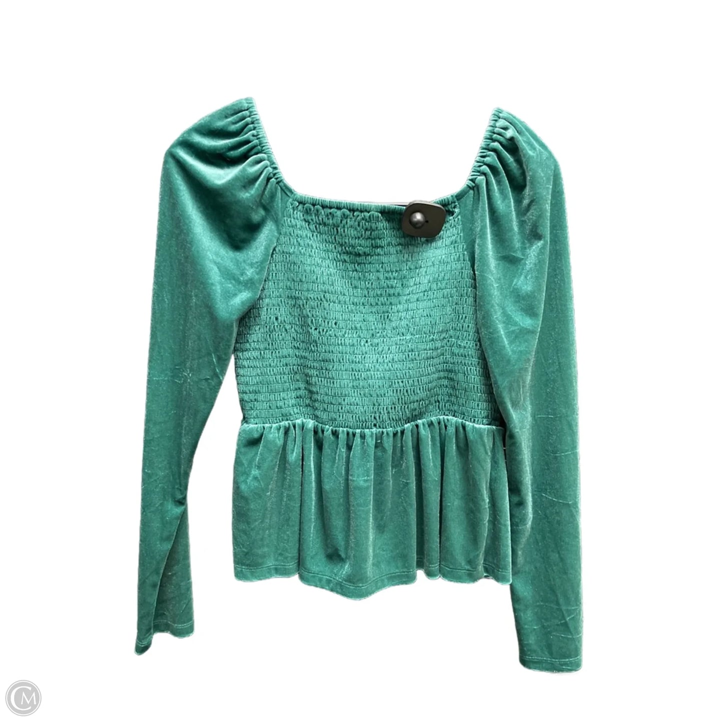 Top Long Sleeve By Gap In Green, Size: S