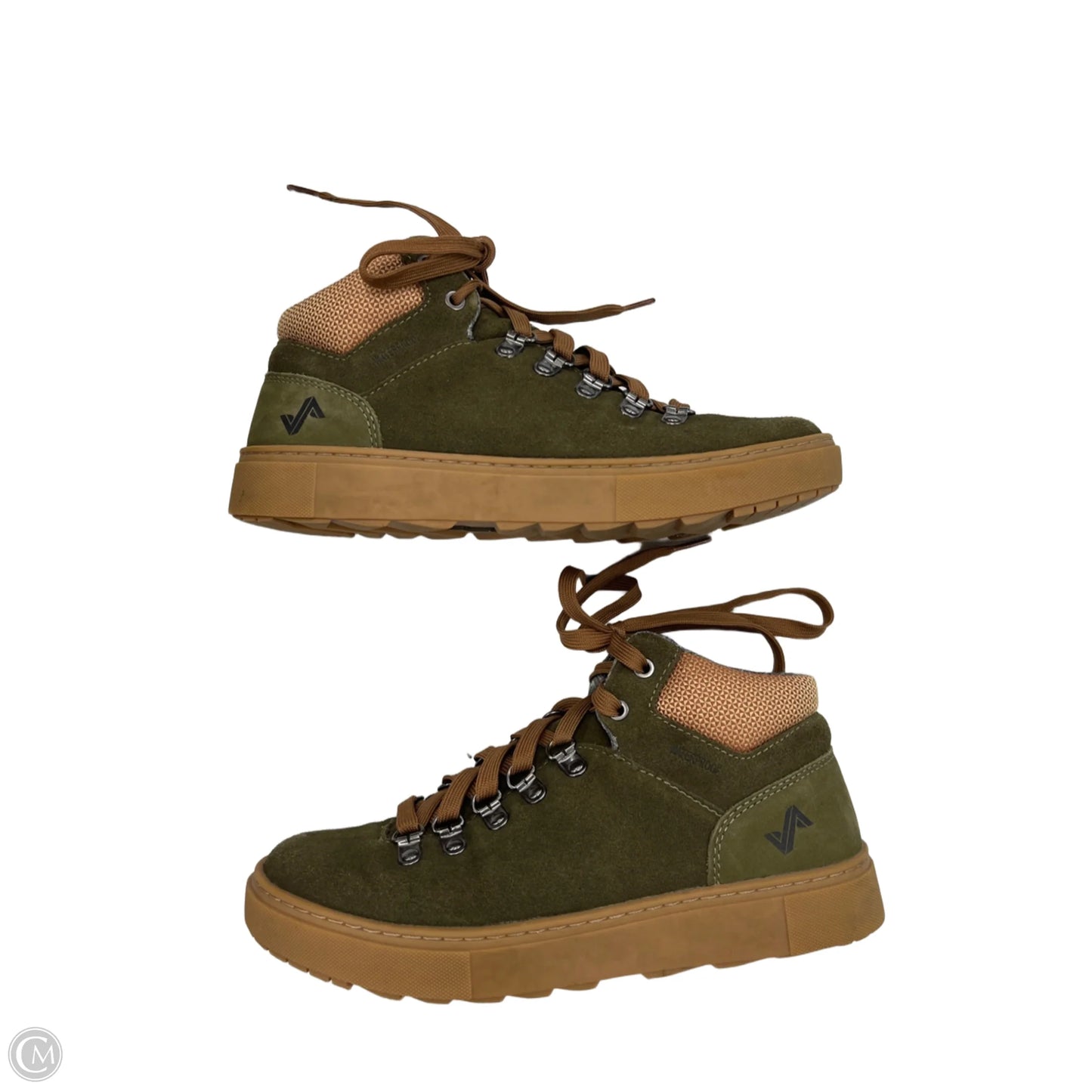 Shoes Hiking By Clothes Mentor In Green, Size: 7