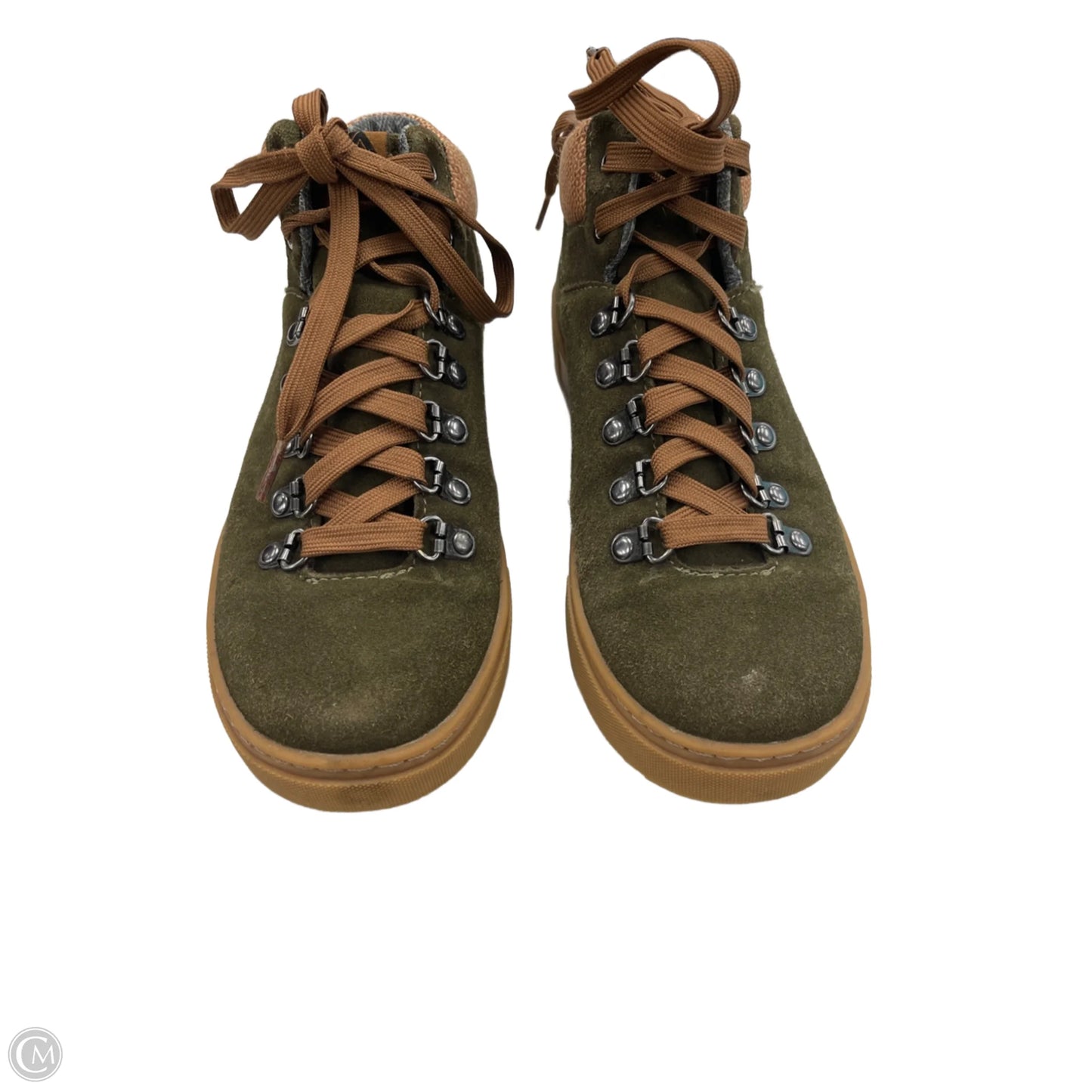 Shoes Hiking By Clothes Mentor In Green, Size: 7