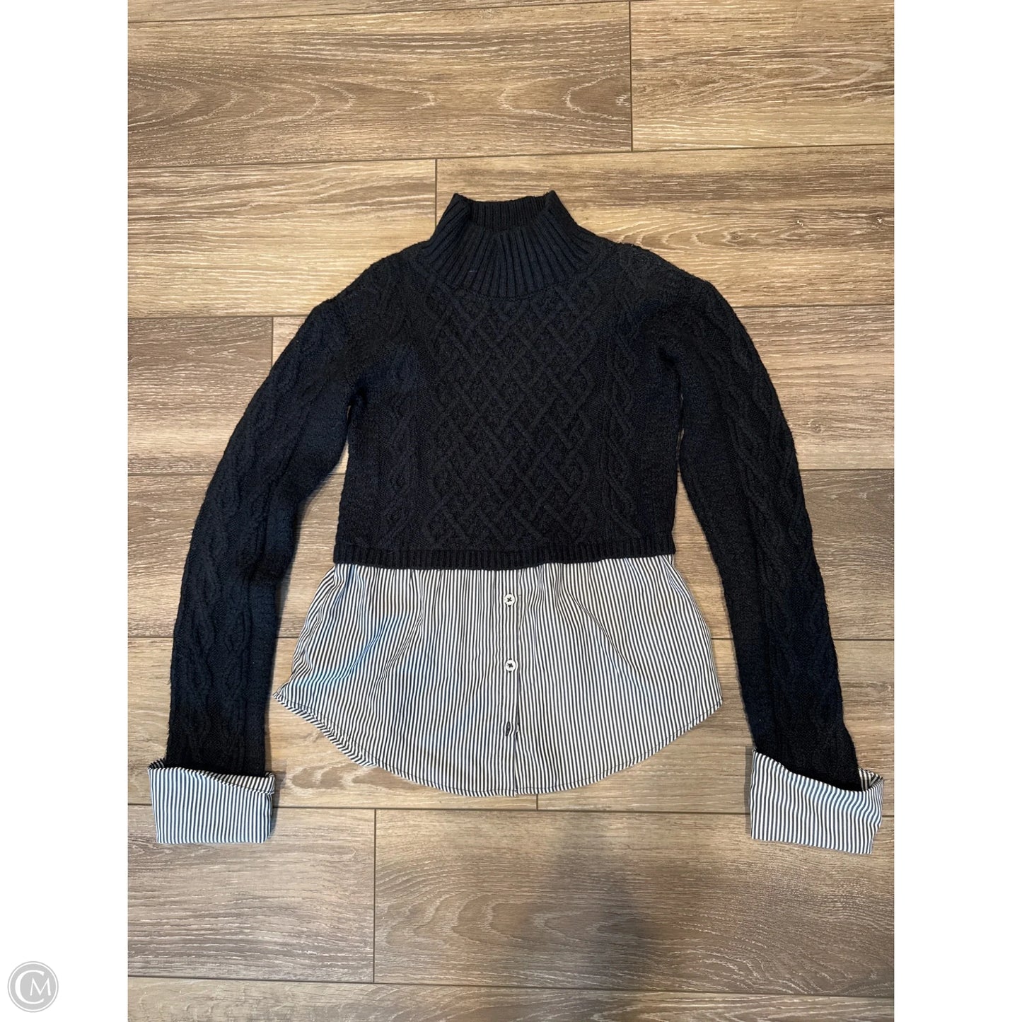 Sweater By Maeve In Navy, Size: Xs