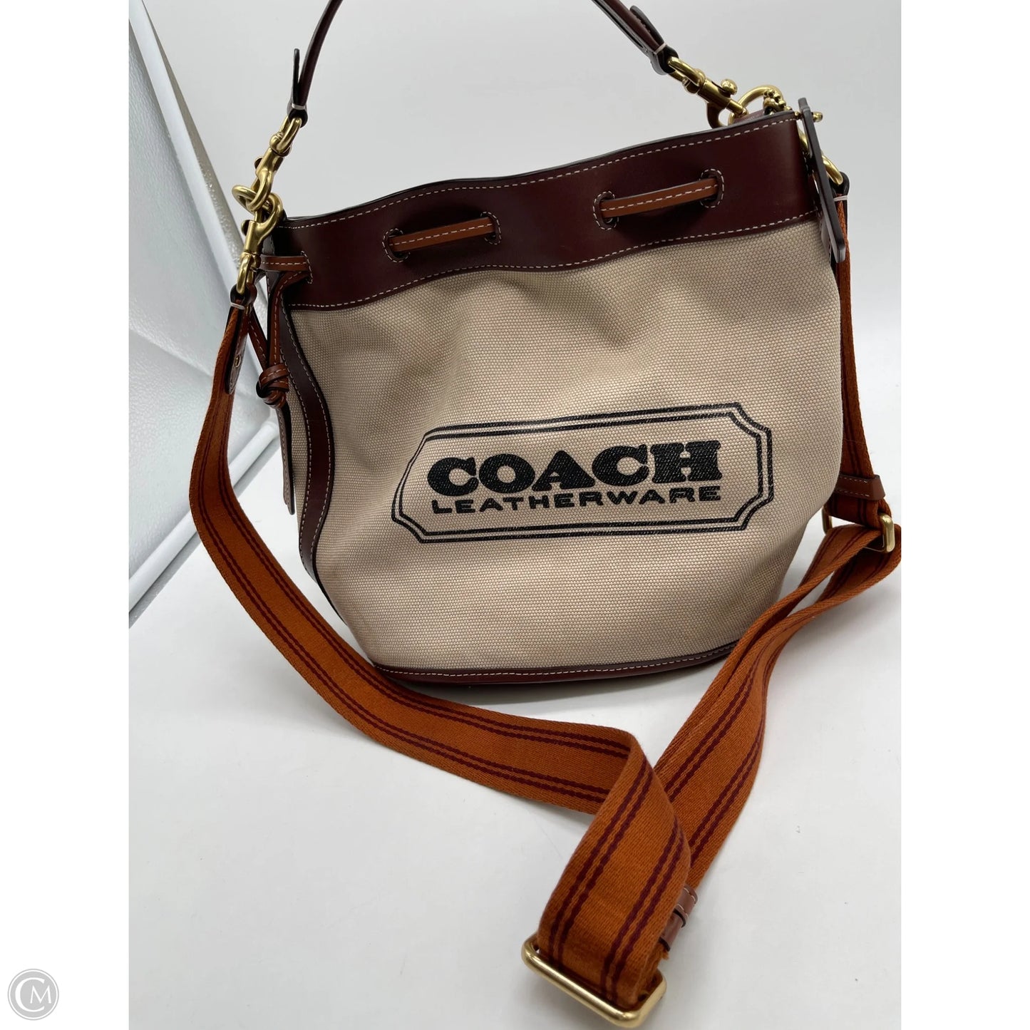 Crossbody Designer By Coach, Size: Medium