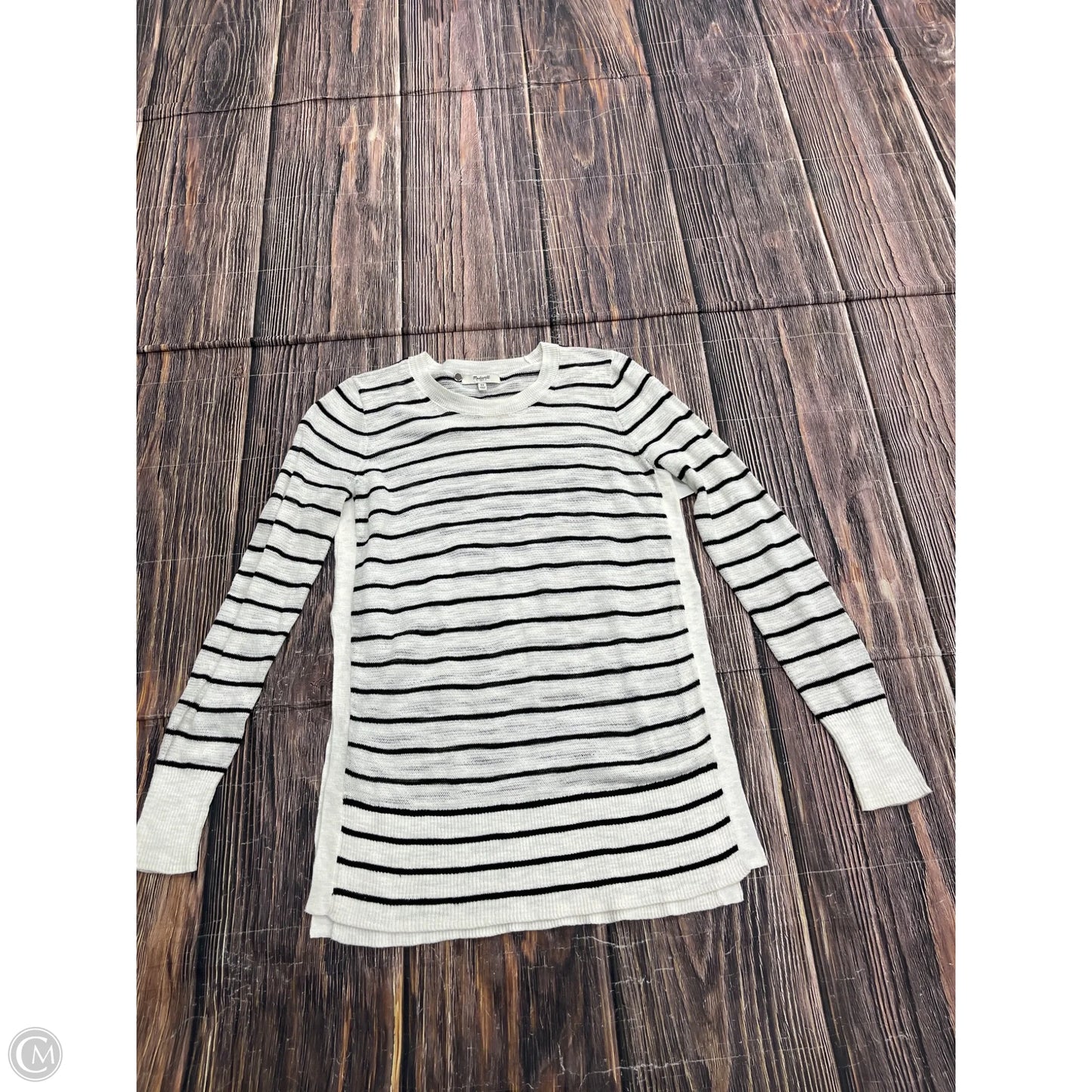 Top Long Sleeve By Madewell In Cream, Size: Xs