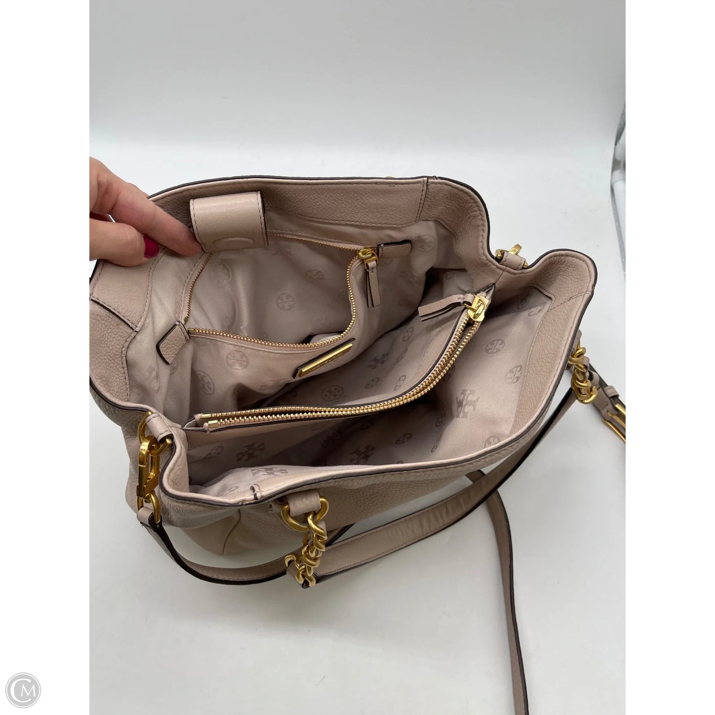 Handbag Designer By Tory Burch, Size: Medium