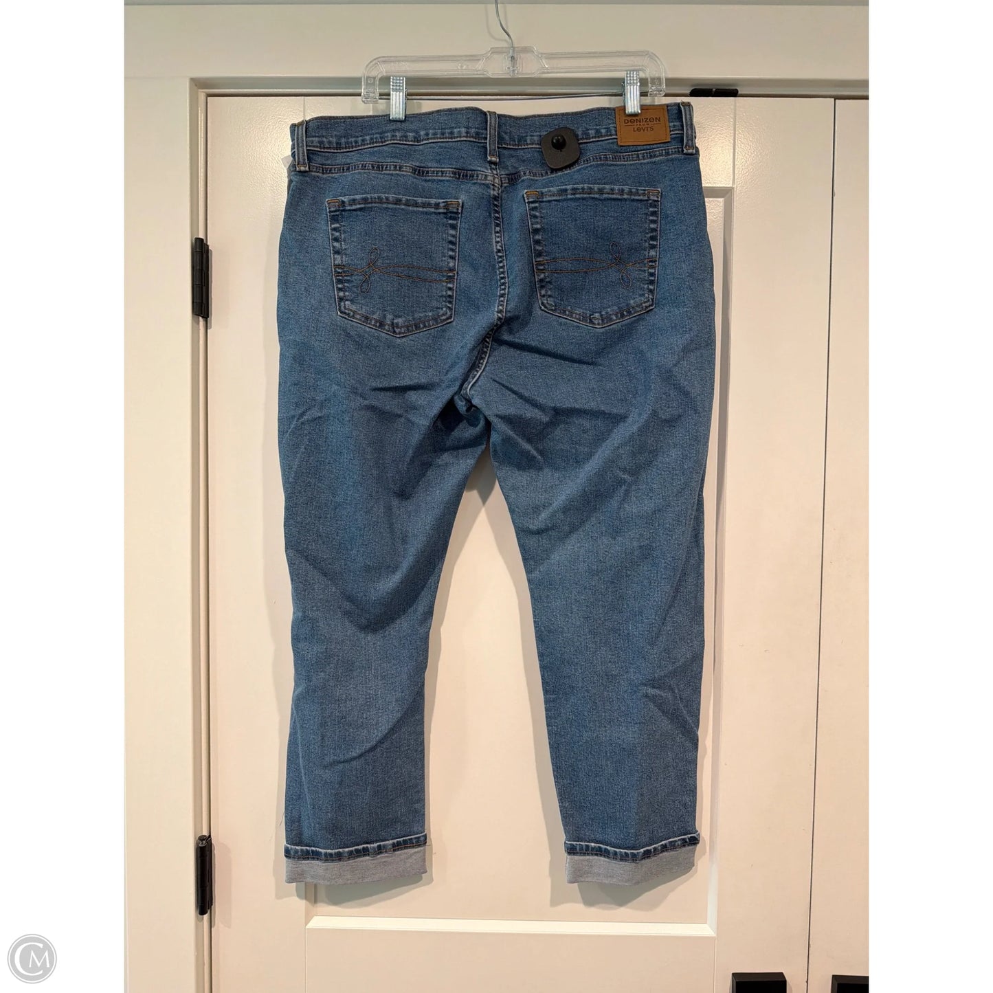 Jeans Boyfriend By Levis In Blue Denim, Size: 12