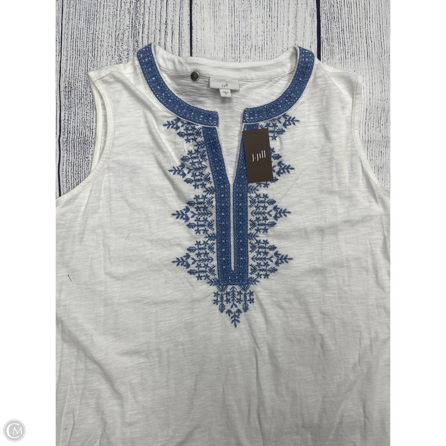 Tank Top By J. Jill In White, Size: Xl