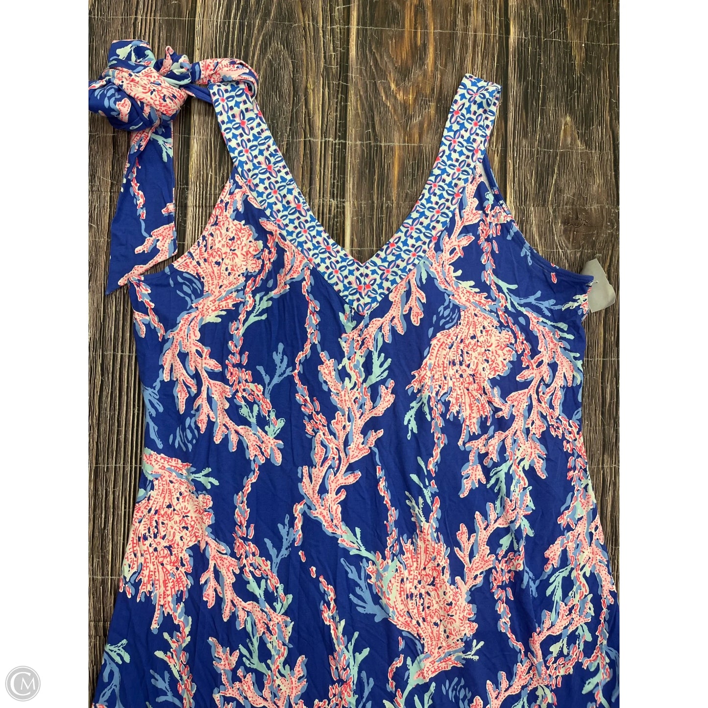 Dress Designer By Lilly Pulitzer In Blue, Size: 1x