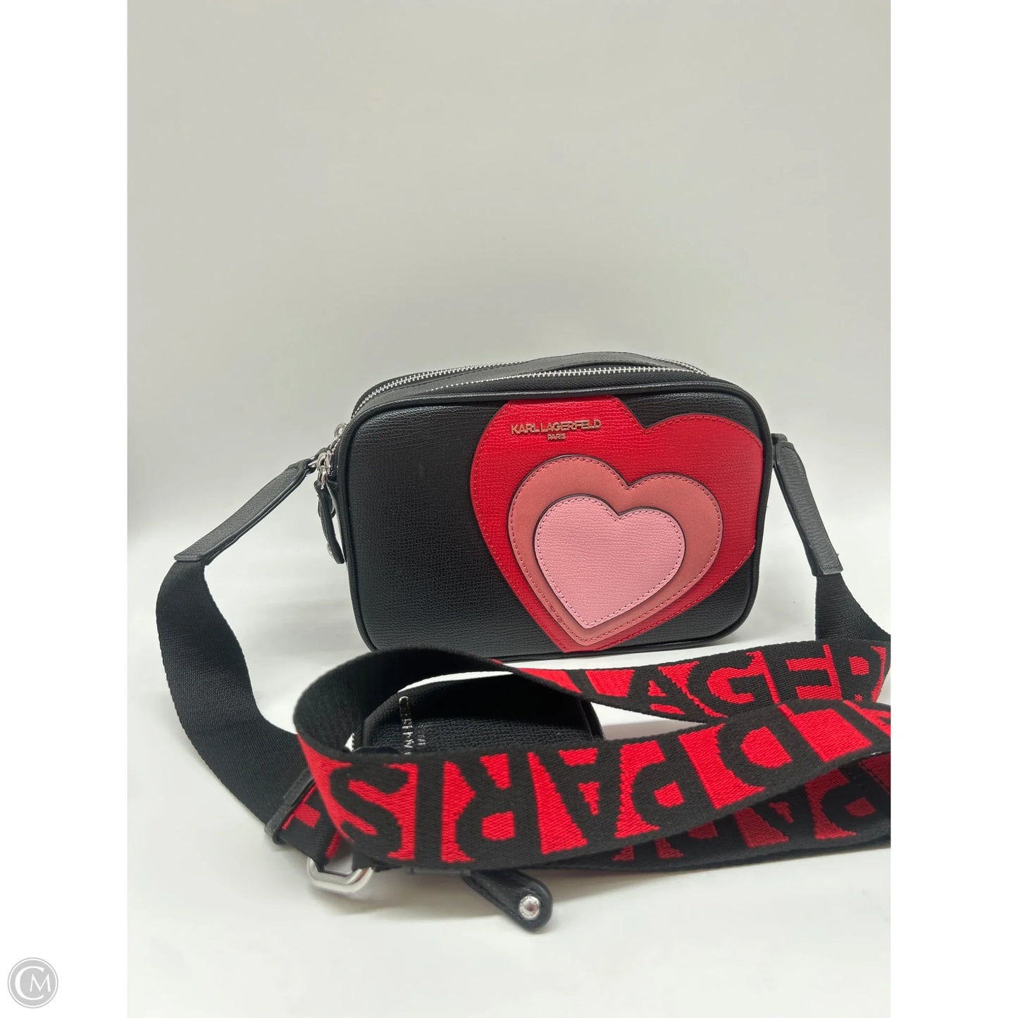 Handbag Designer By Karl Lagerfeld, Size: Medium