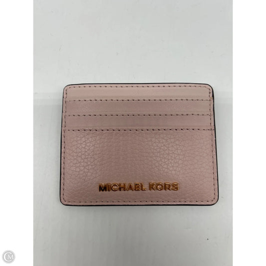 Id/card Holder Designer By Michael Kors, Size: Small