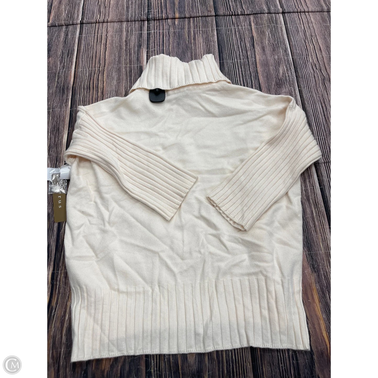 Sweater By Cyrus Knits In Cream, Size: S