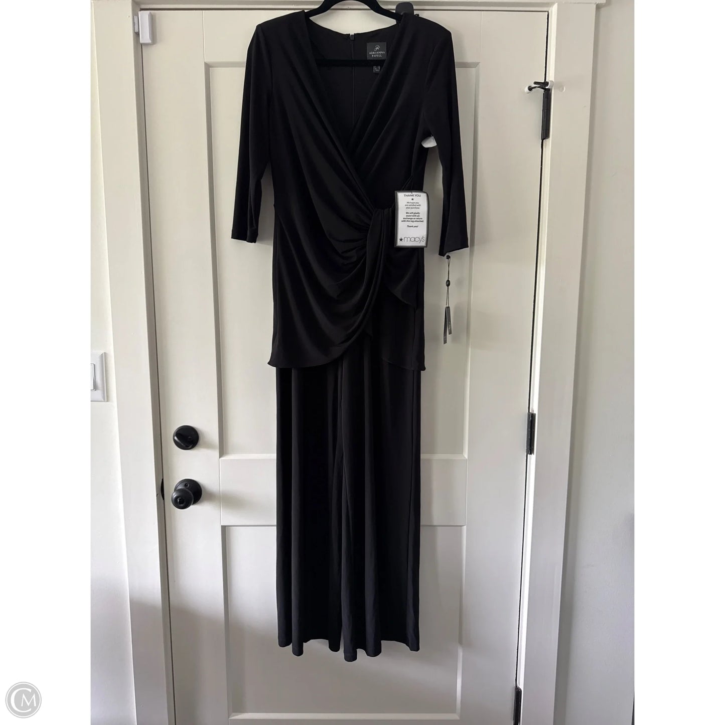 Jumpsuit By Adrianna Papell In Black, Size: M