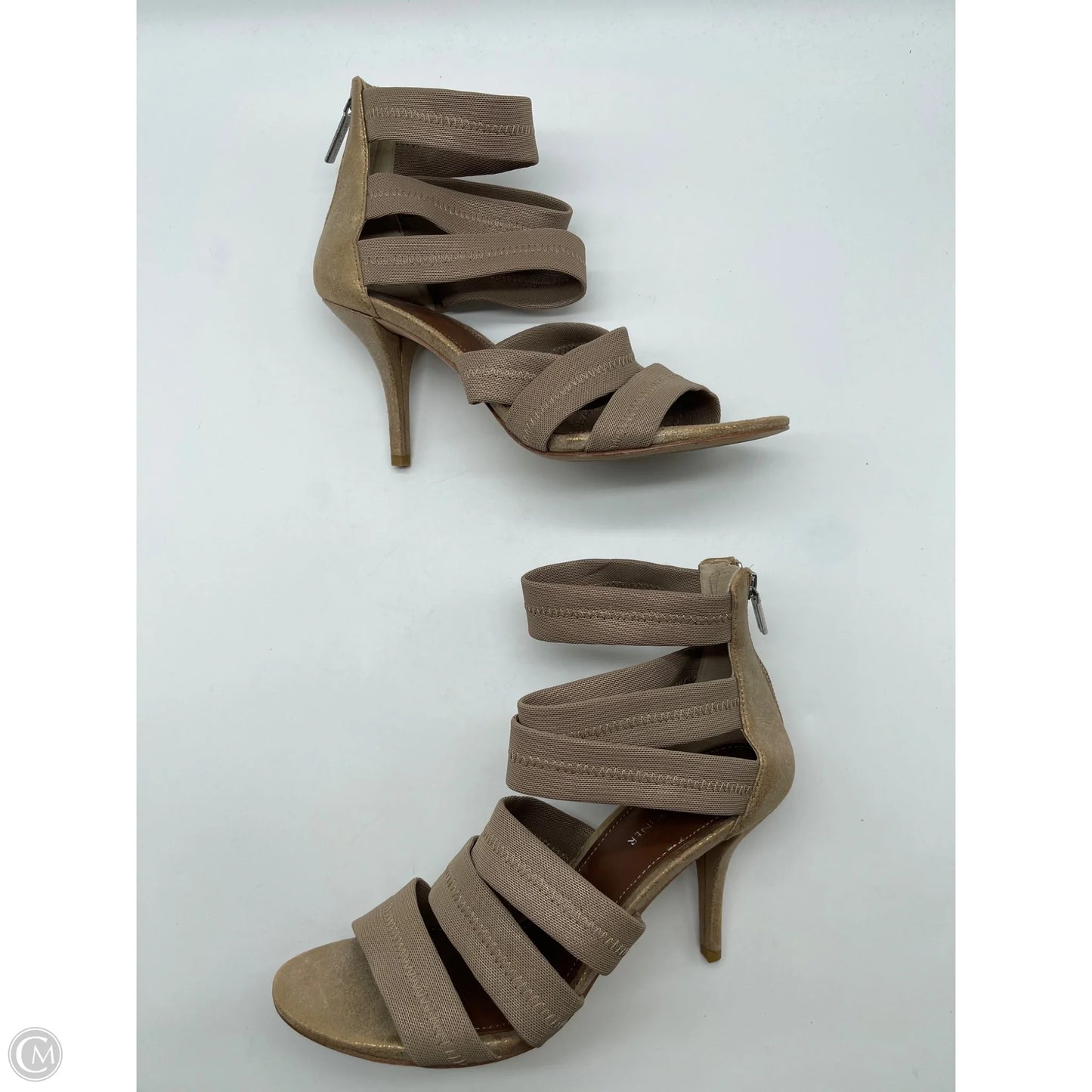 Shoes Heels Stiletto By Donald Pliner In Gold, Size: 10