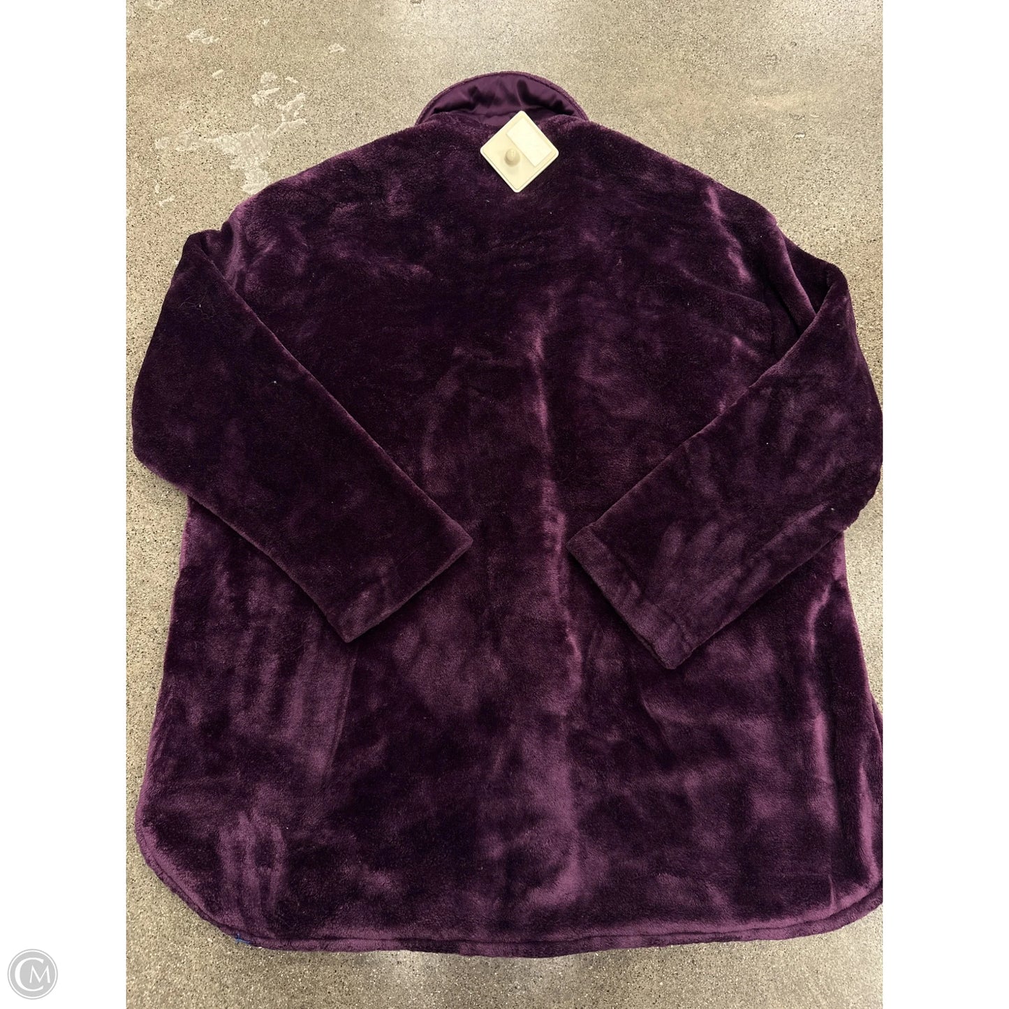 Jacket Shirt By Torrid In Purple, Size: 1x
