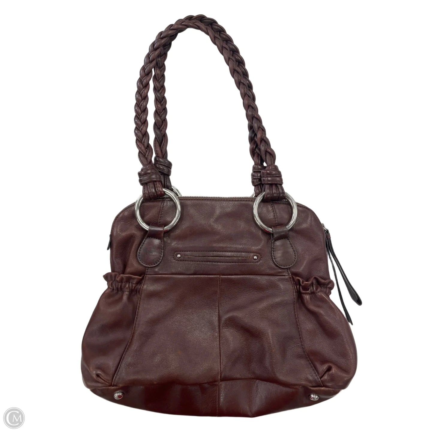 Handbag Leather By B. Makowsky, Size: Large